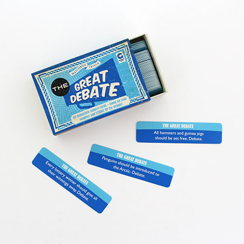 Matchbox Trivia The Great Debate Labyrinth Games & Puzzles