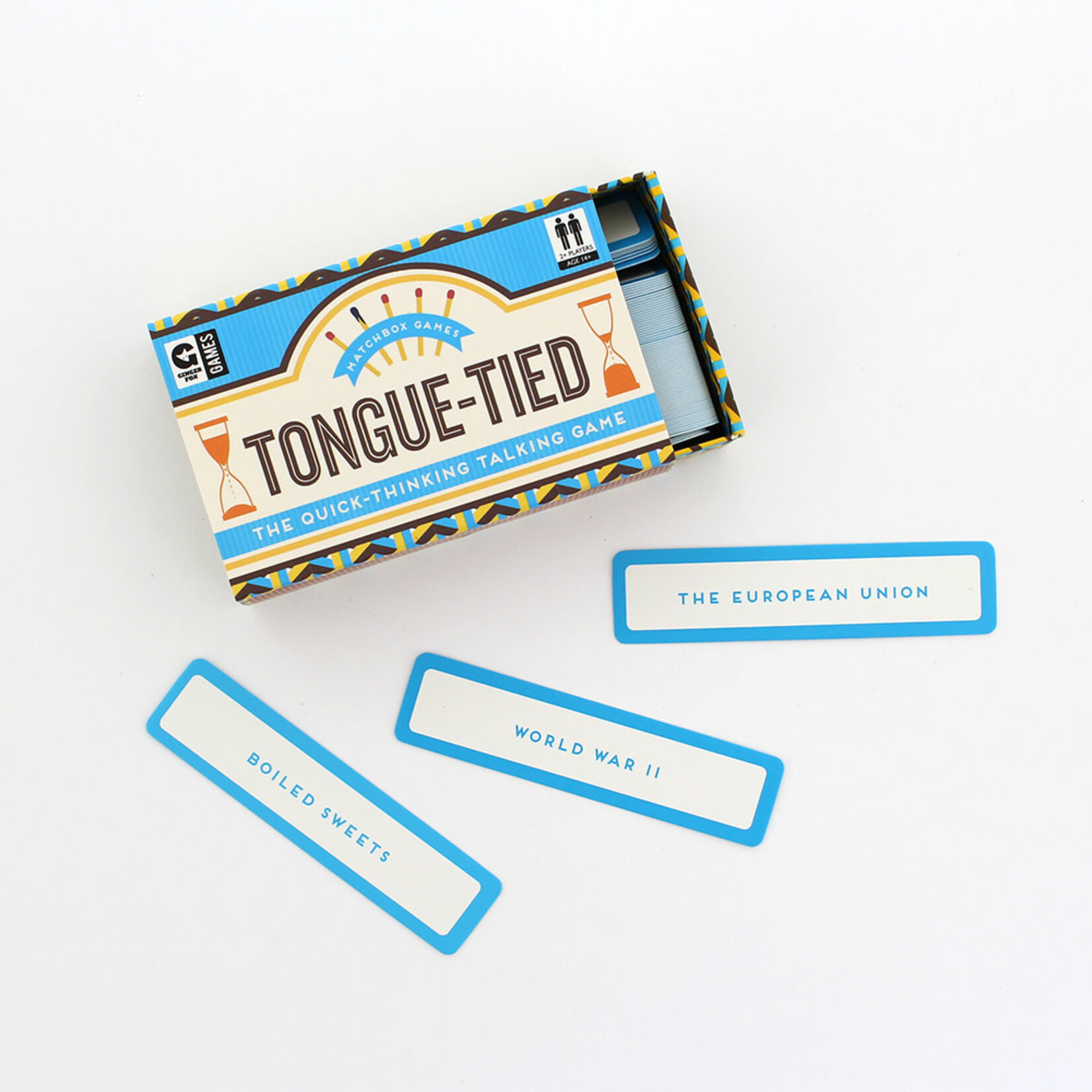 Ginger Fox Matchbox Games: Tongue-Tied – The Quick-Thinking Talking Game