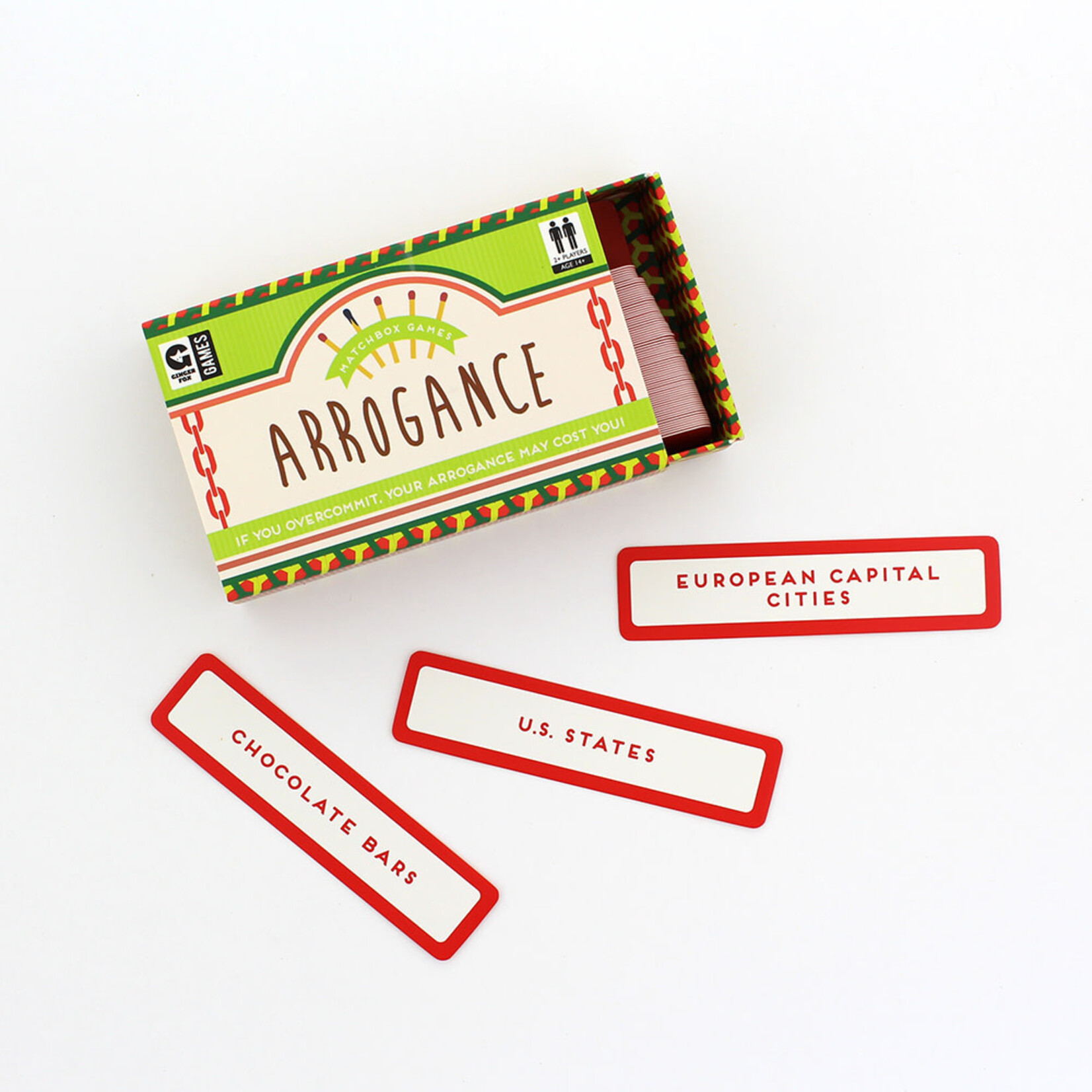 Ginger Fox Matchbox Games: Arrogance – If You Overcommit Your Arrogance May Cost You