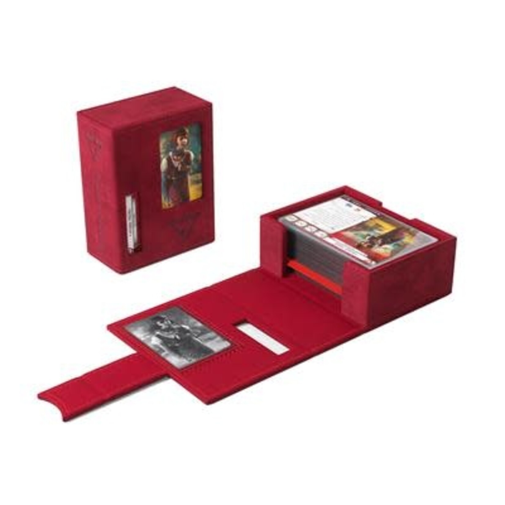 Gamegenic Deck Box: Arkham Horror Investigator Deck Tome Survivor (Red)