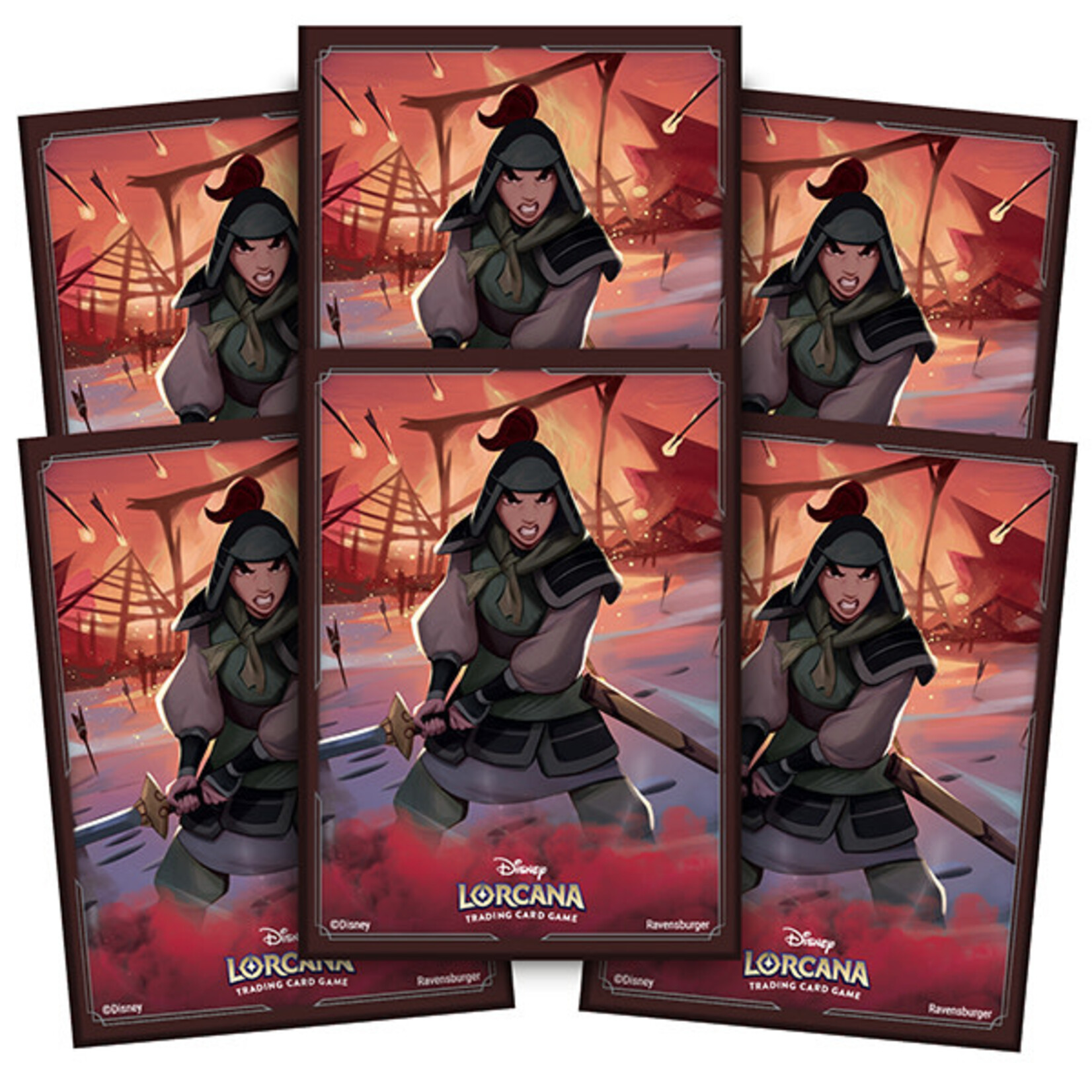 Ravensburger Card Sleeves: Disney Lorcana: Rise of the Floodborn – Mulan