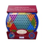 John Hansen Chinese Checkers & Traditional Checkers (Tin)