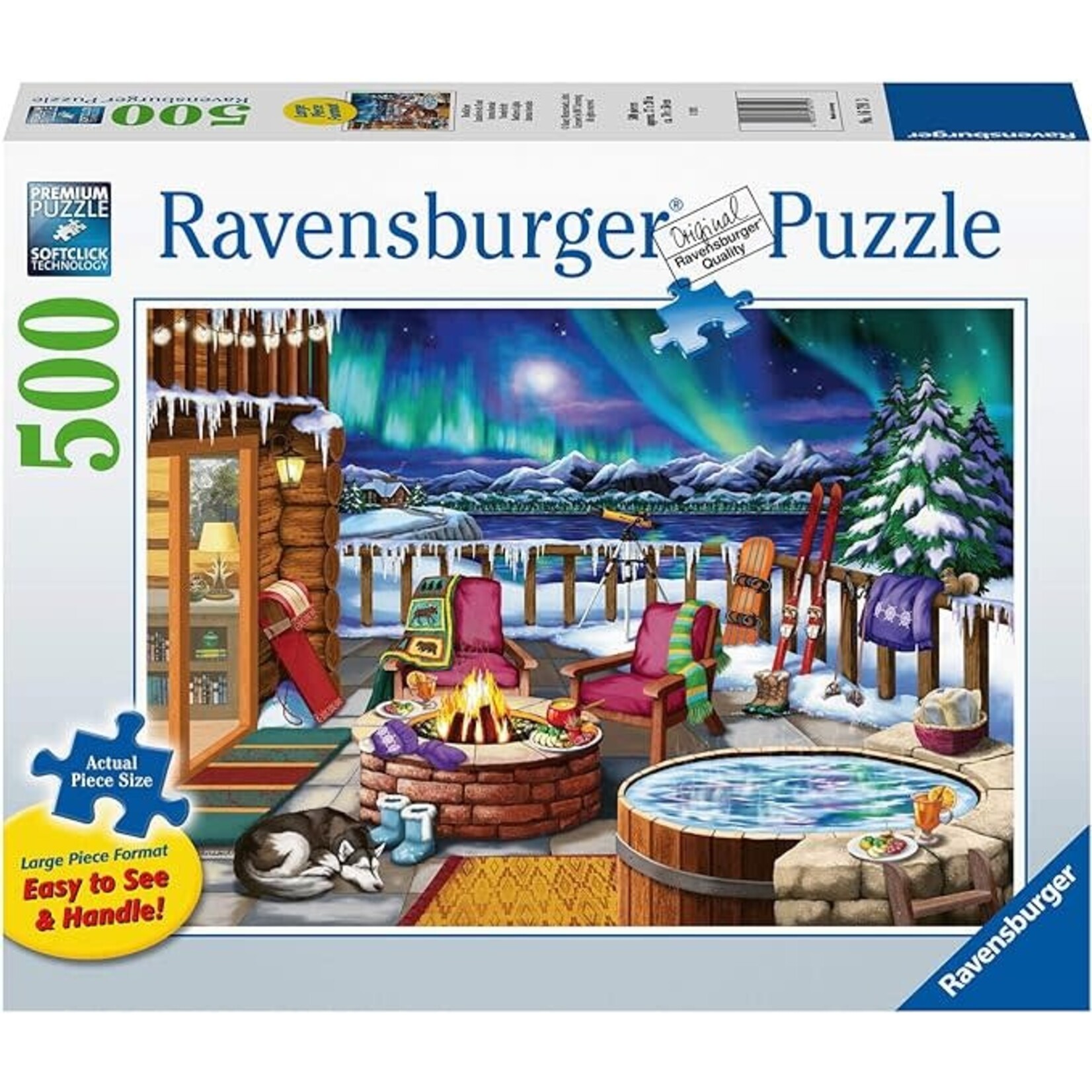 Ravensburger Northern Lights, 500-Piece Jigsaw Puzzle