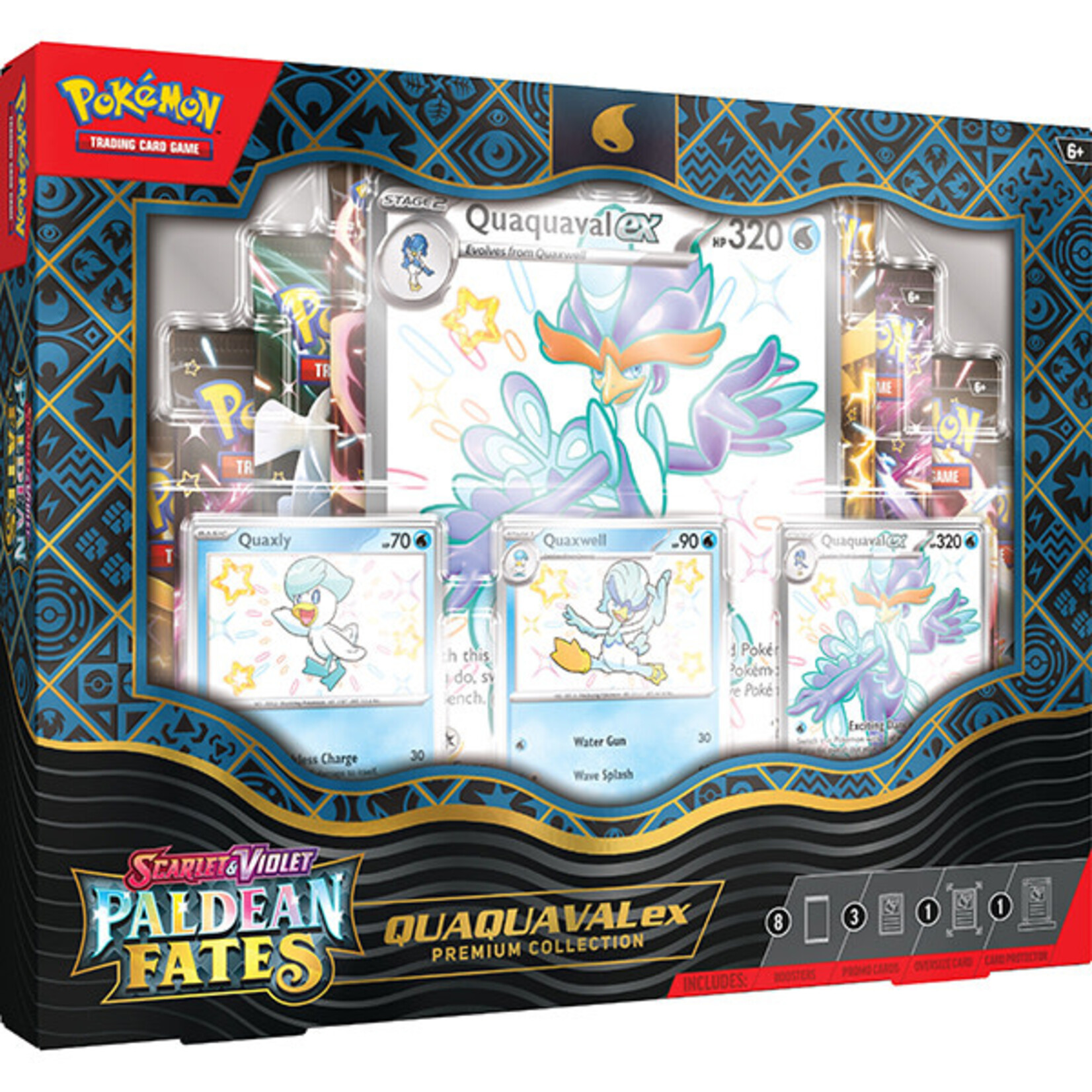 Pokémon Pokémon Trading Card Game: Paldean Fates ex Premium Collection Box (Quaquaval)