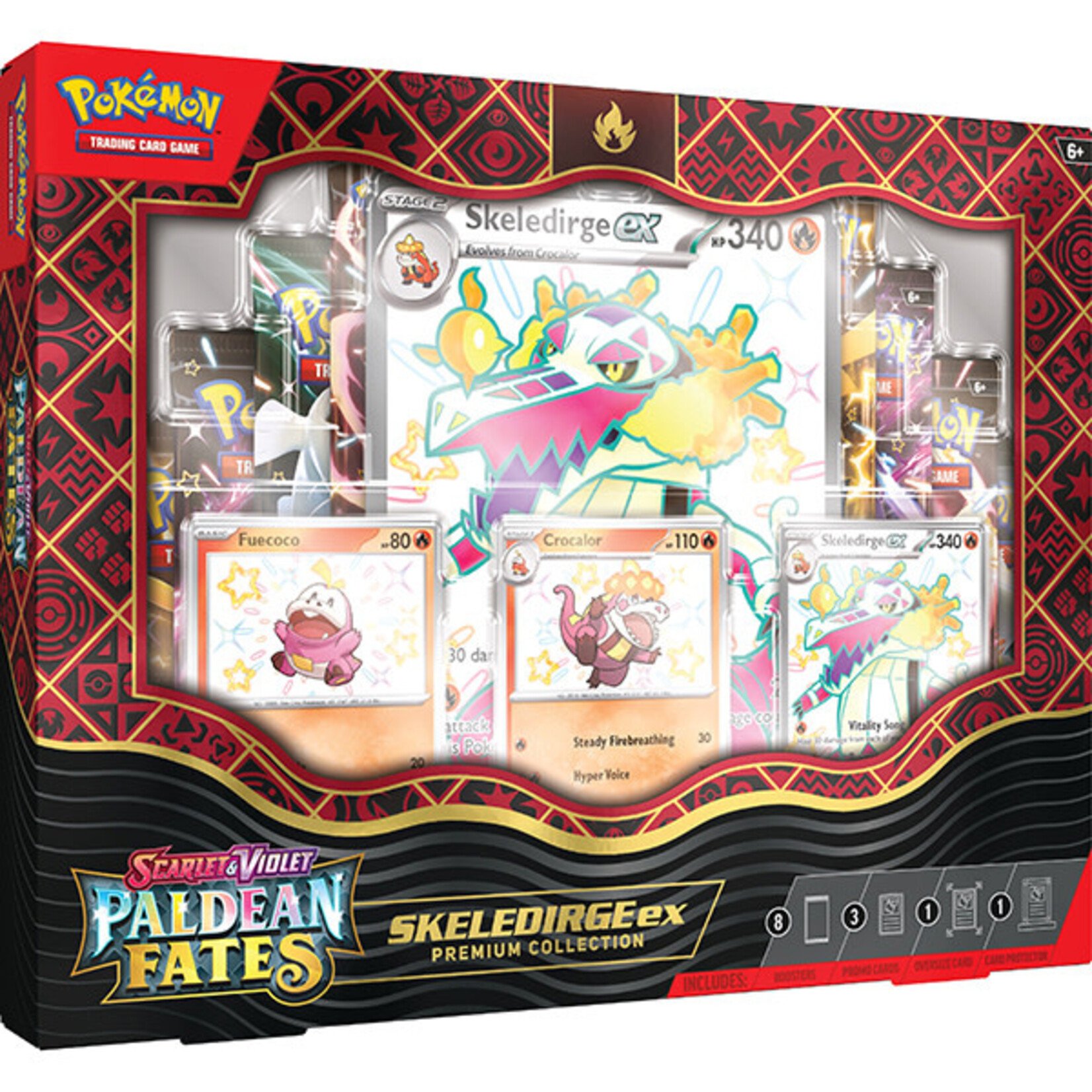 Pokémon Pokémon Trading Card Game: Paldean Fates ex Premium Collection Box (Skeledirge)