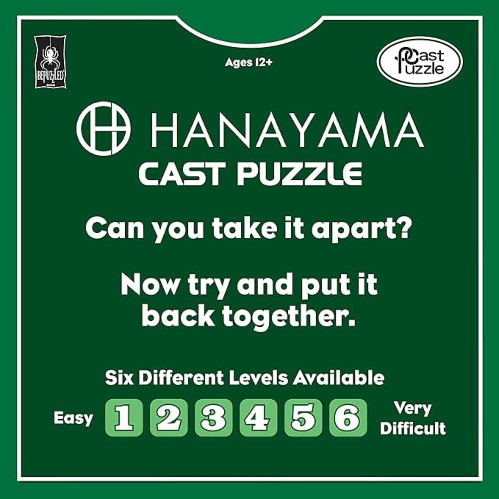 Hanayama Hanayama, Cast Puzzle: Nutcase (Level 6)