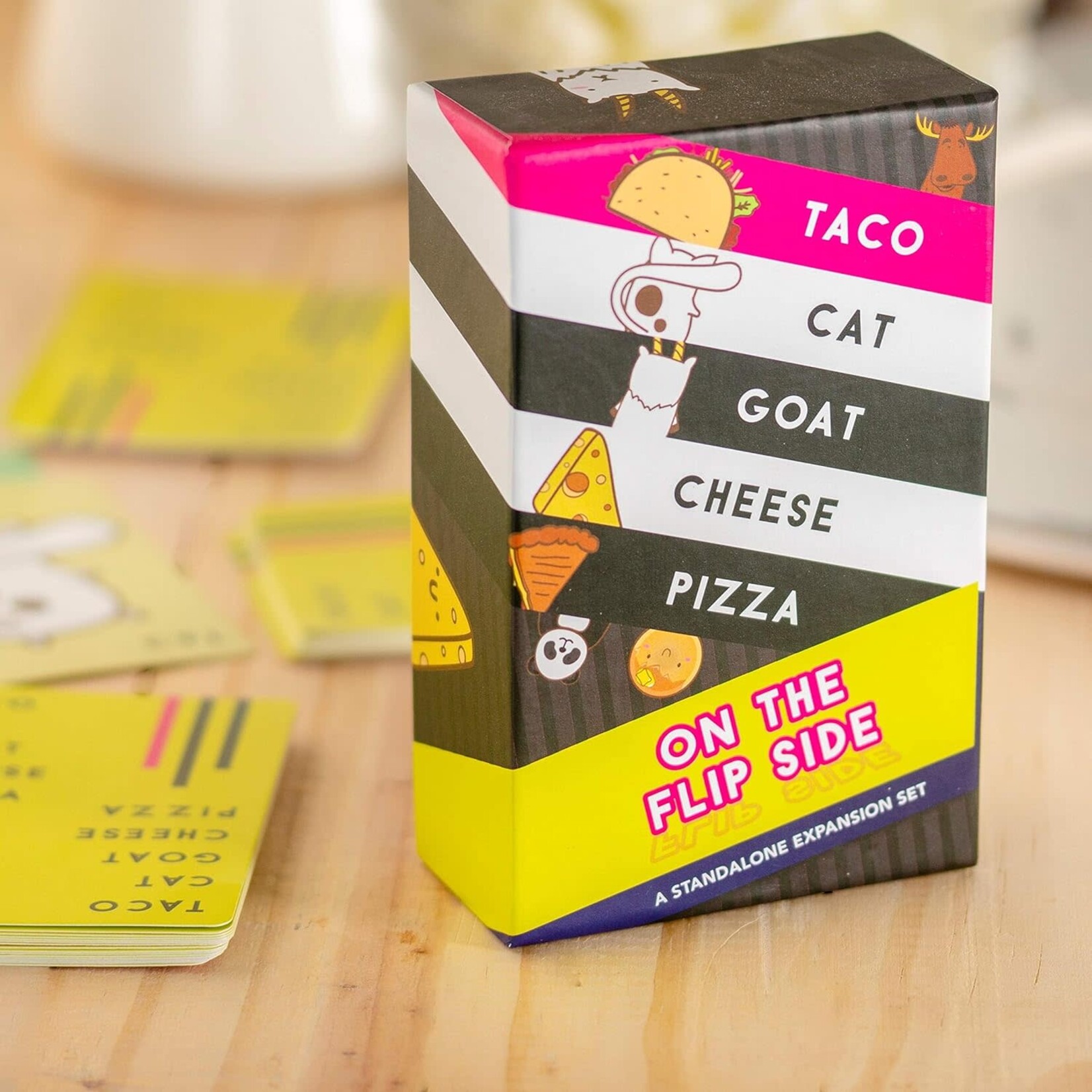 Dolphin Hat Games Taco Cat Goat Cheese Pizza: On The Flip Side (Standalone or Expansion)