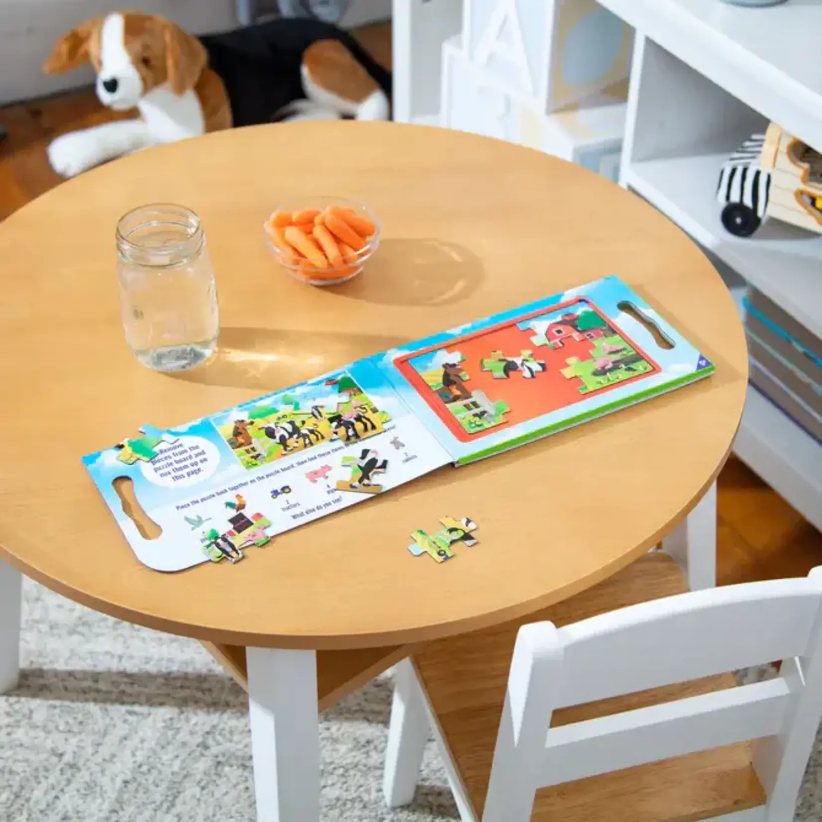 Melissa and Doug Take-Along Jigsaw Puzzles: On The Farm (Magnetic)