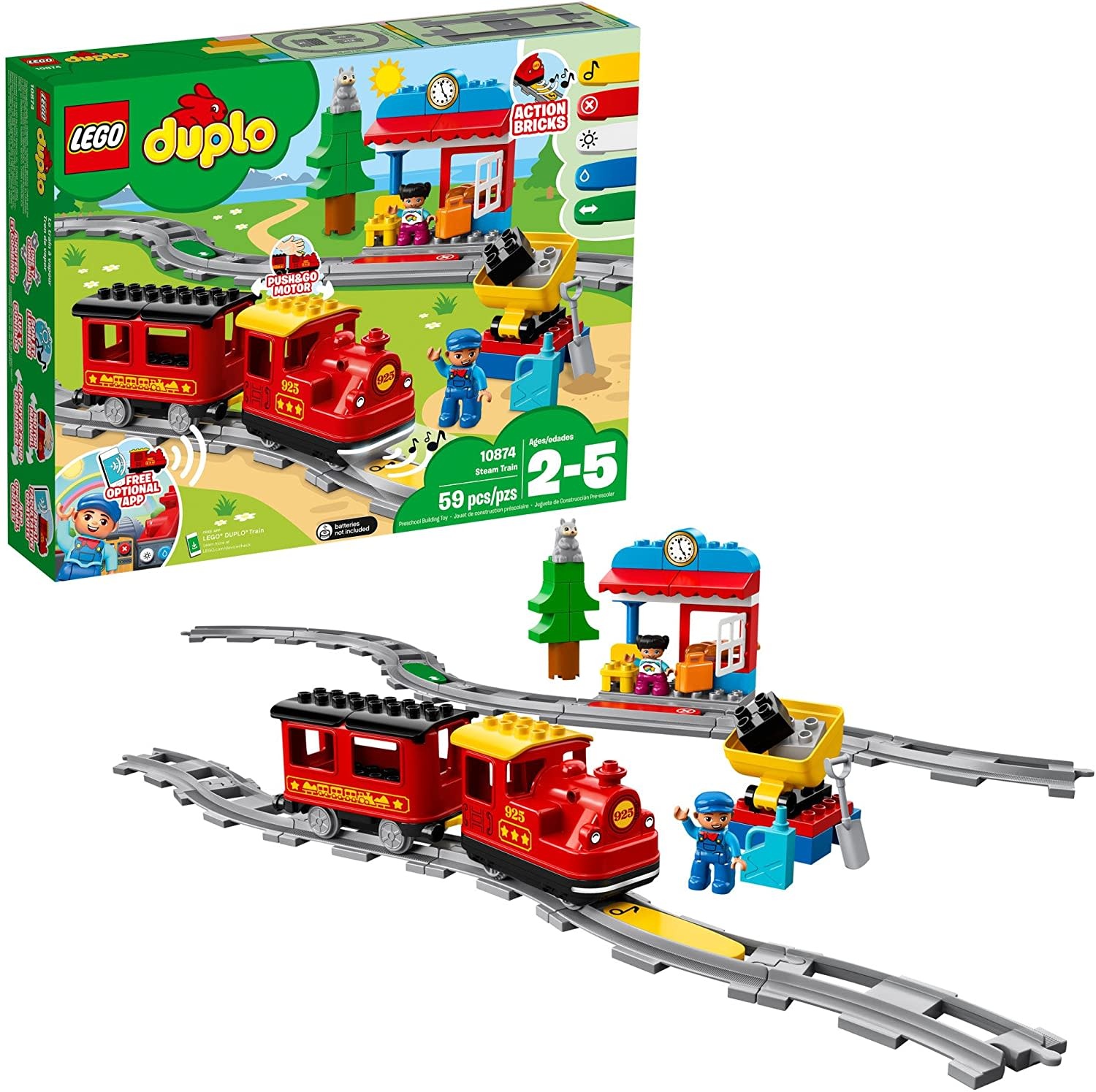 LEGO DUPLO Steam Train 10874 Labyrinth Games Puzzles