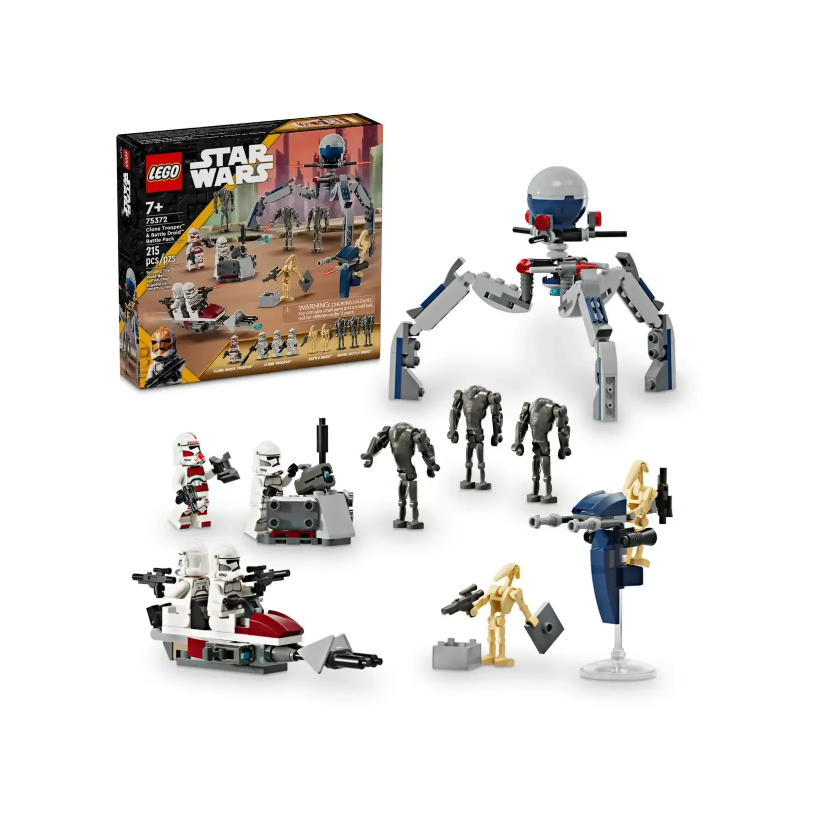 LEGO SW: Clone Trooper and Battle Droid Battle Pack 75372