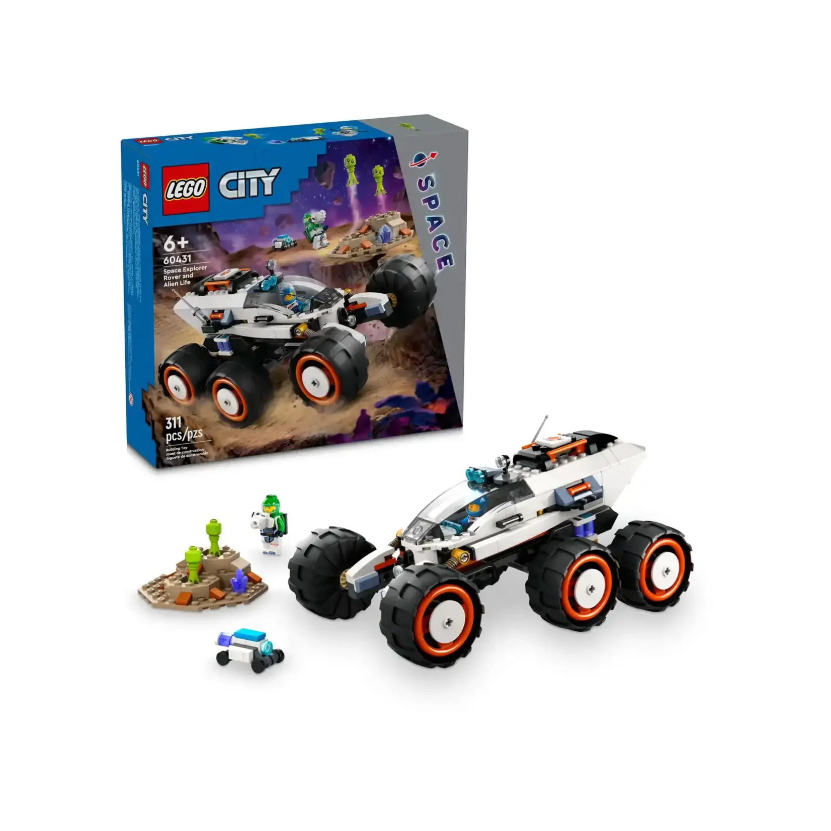 LEGO LEGO City Space Explorer Rover and Alien Life (60431)