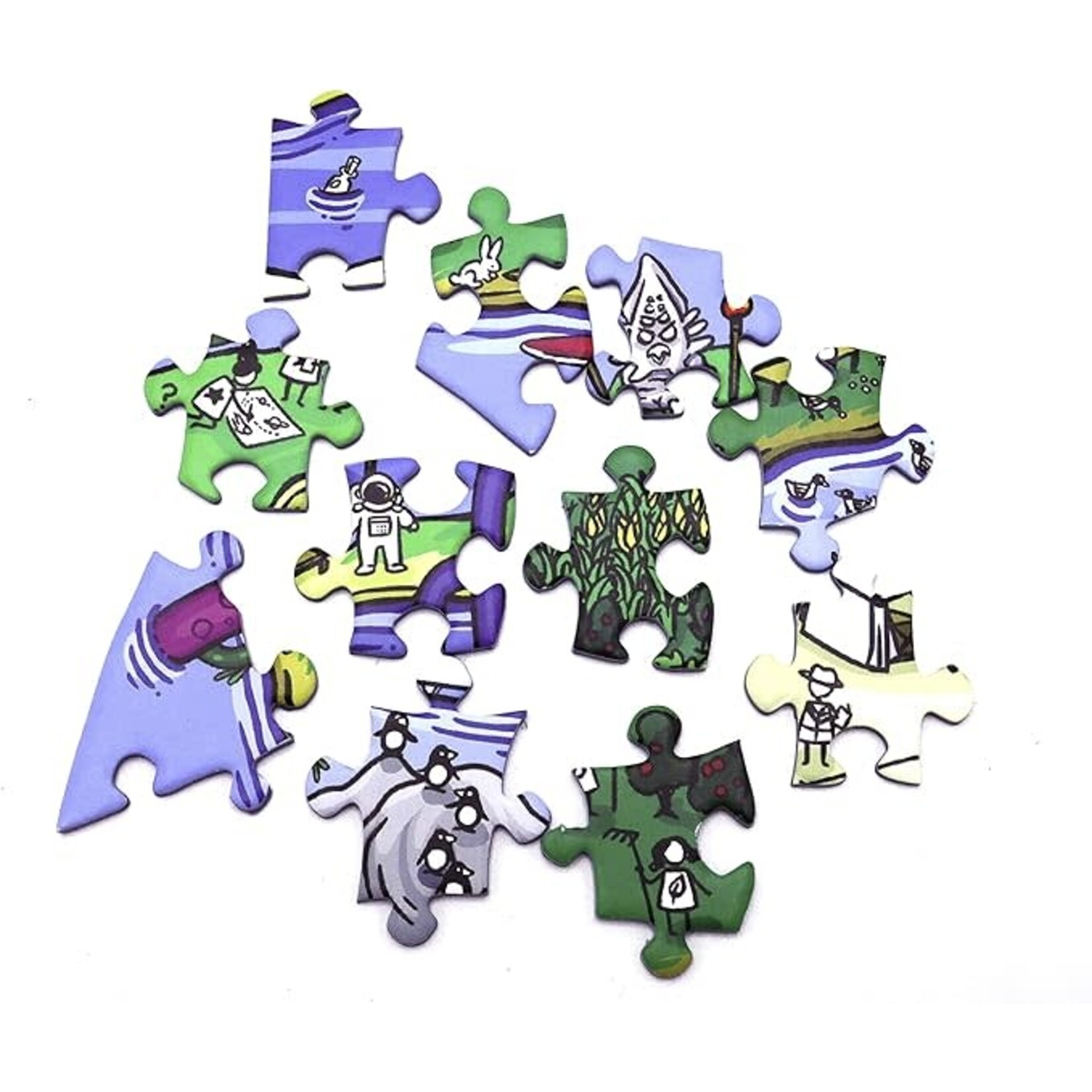Magic Puzzle Company The Happy Isles, 1000-Piece Jigsaw Puzzle with Bonus Logic & Illusions