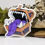 Mimic Gaming Co Sticker: Mimic Treasure Chest (2.5")