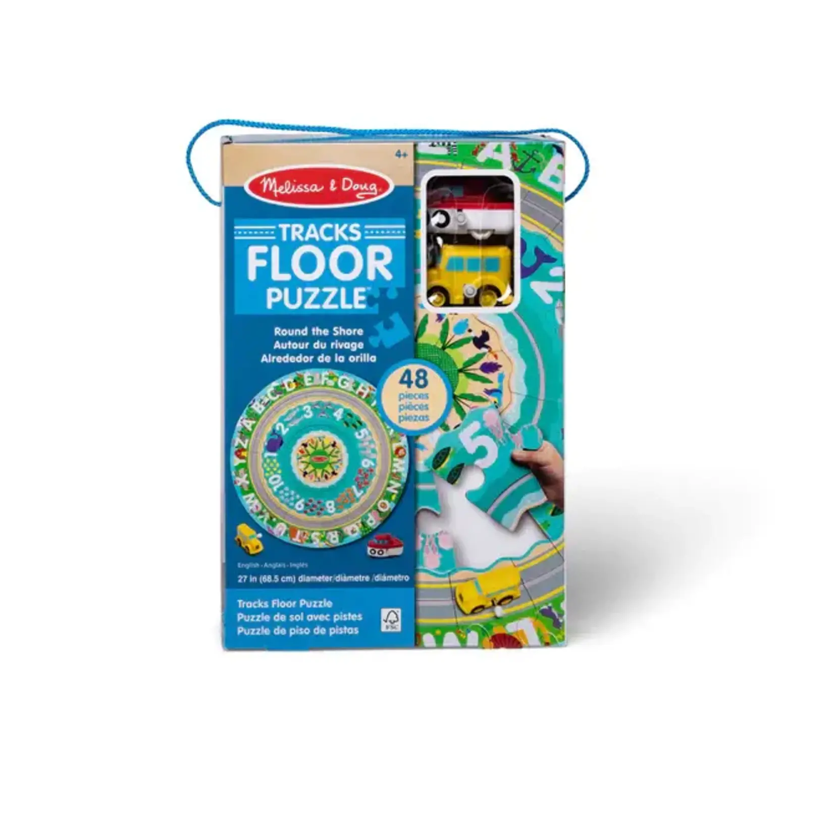 Melissa and Doug Round the Shore, 48-Piece Tracks Floor Jigsaw Puzzle