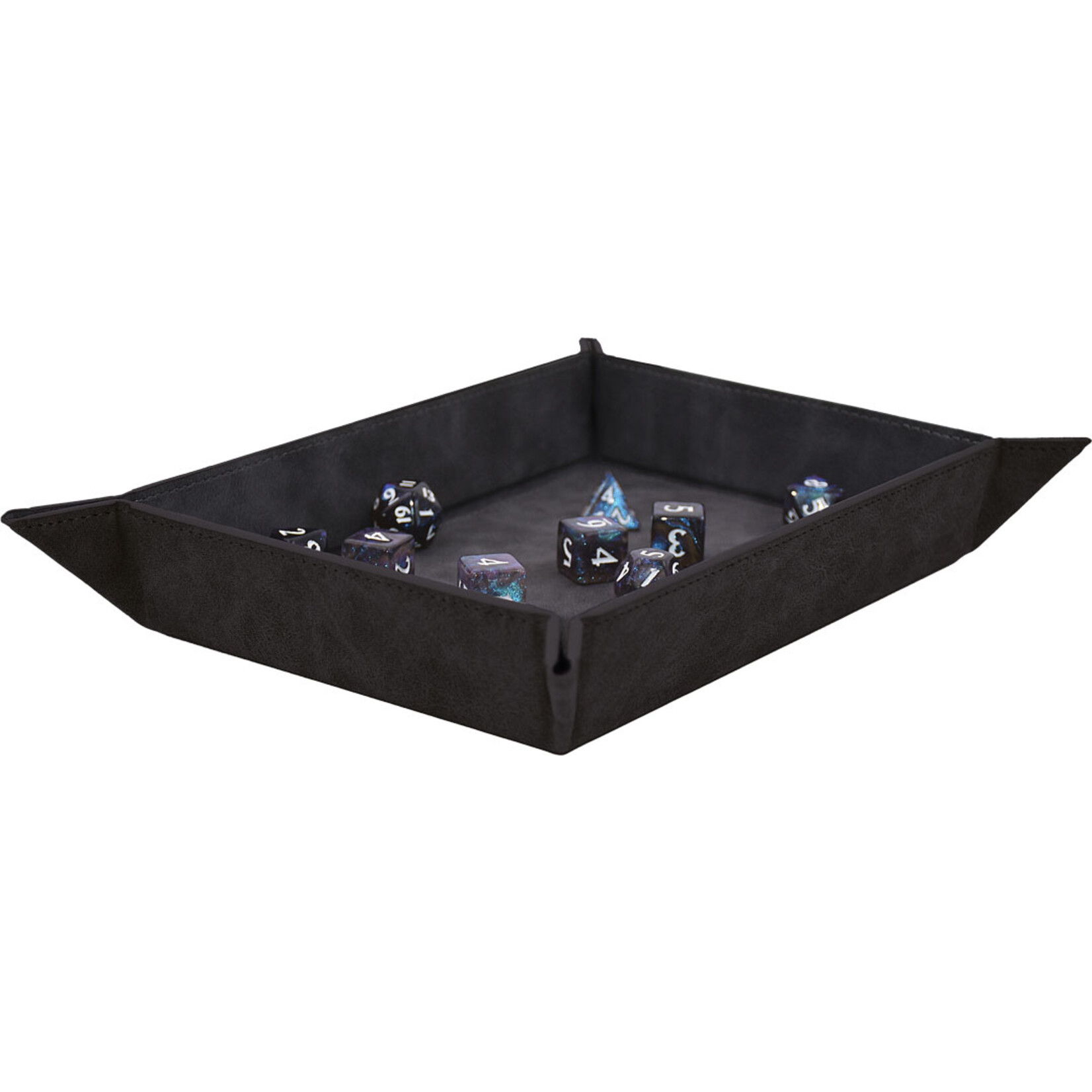 Ultra Pro Dice Tray: Jet Black (Foldable)