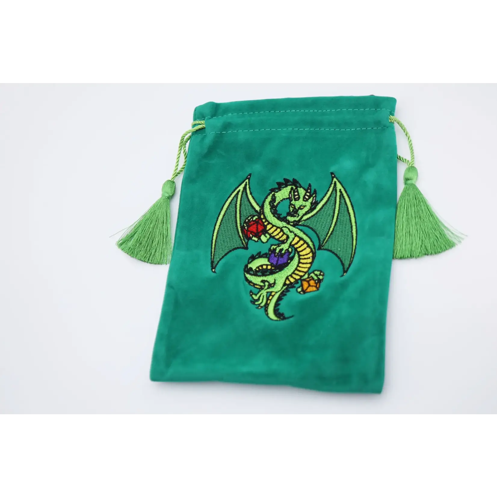 Foam Brain Dice Bag: Green Dragon