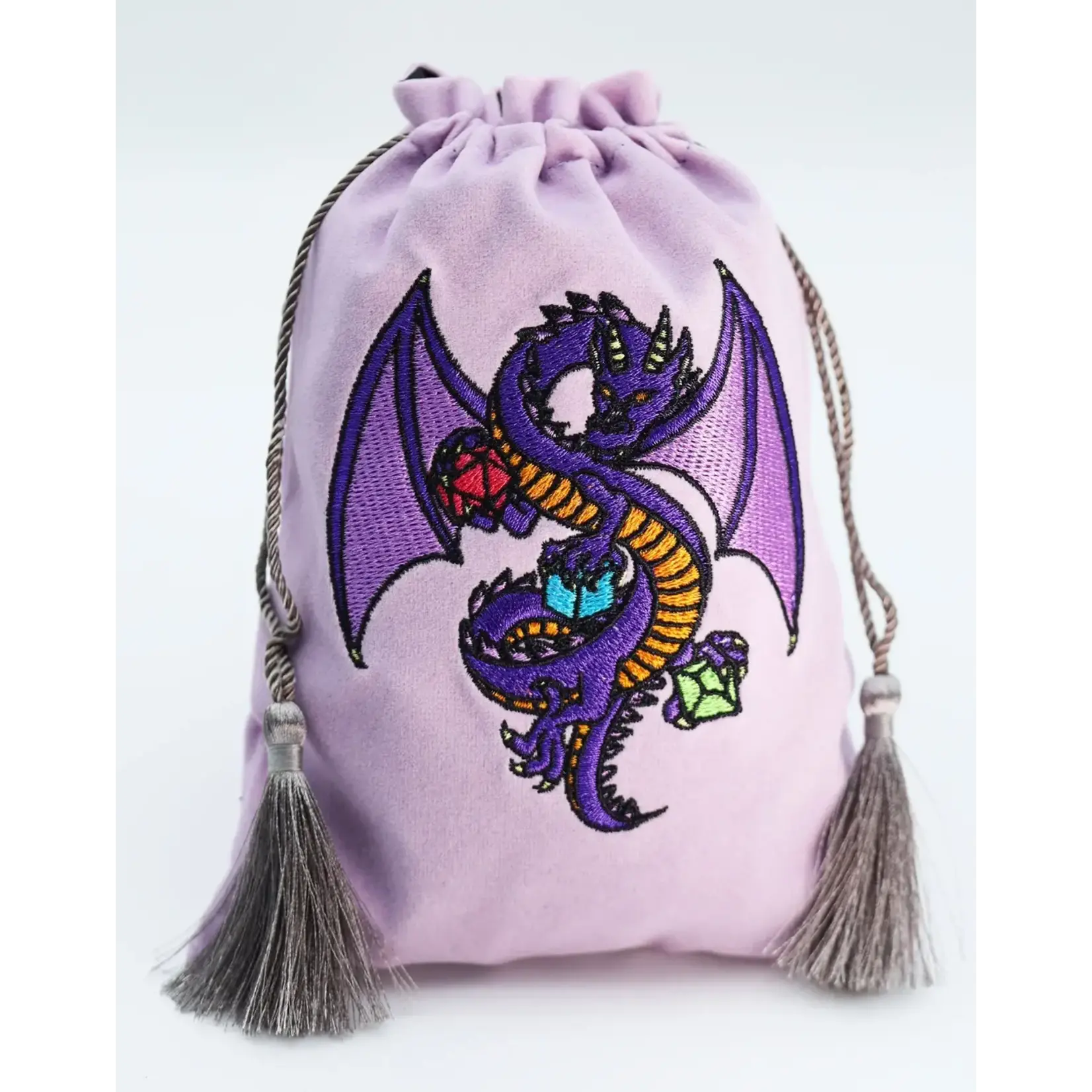 Foam Brain Dice Bag: Purple Dragon