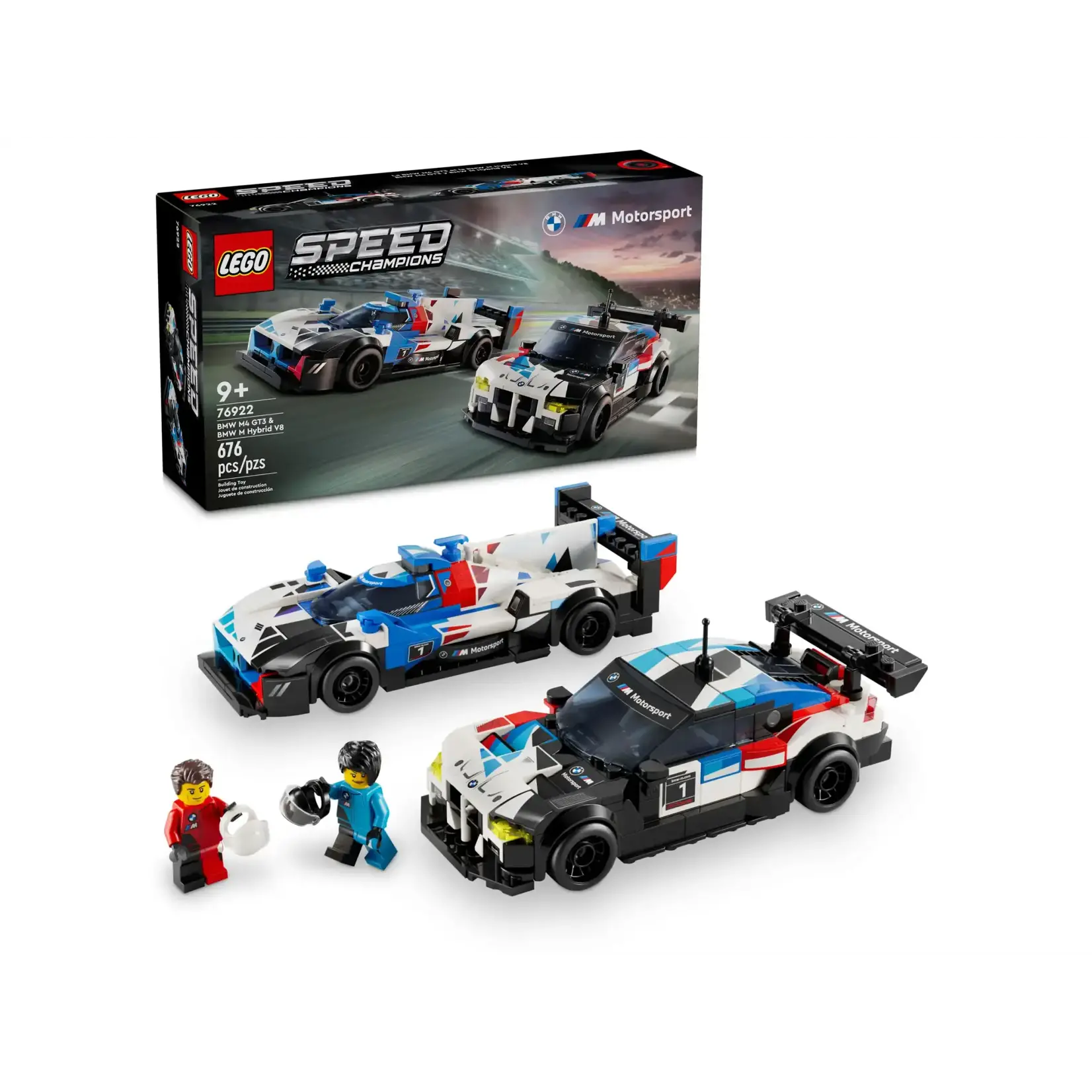 LEGO LEGO Speed Champions BMW M4 GT3 & BMW M Hybrid V8 Race Cars (76922)