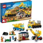 LEGO LEGO City Construction Trucks and Wrecking Ball Crane