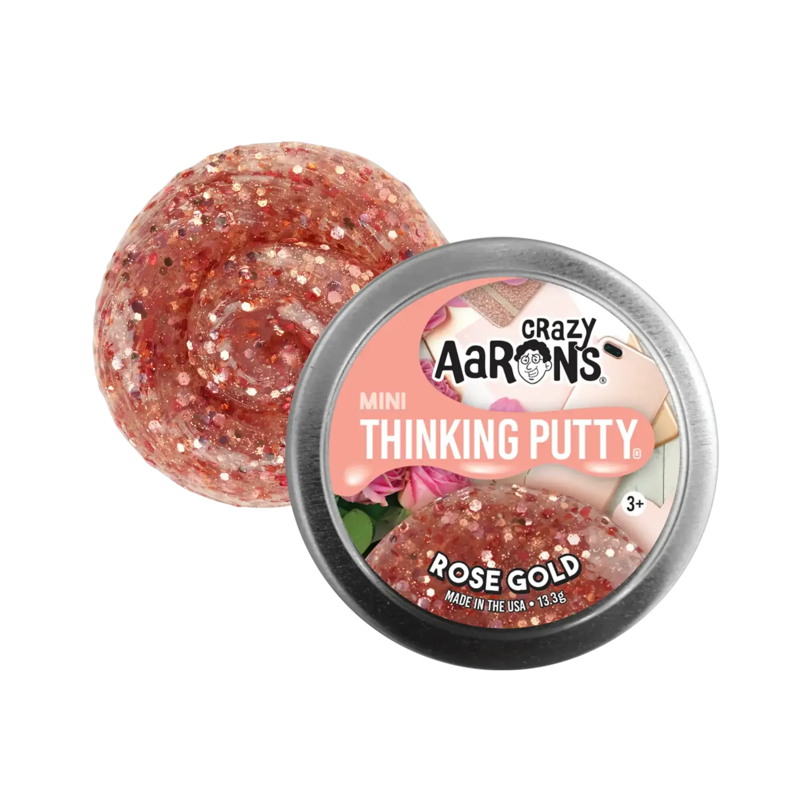 Crazy Aarons Crazy Aaron's Thinking Putty® – Rose Gold (2")