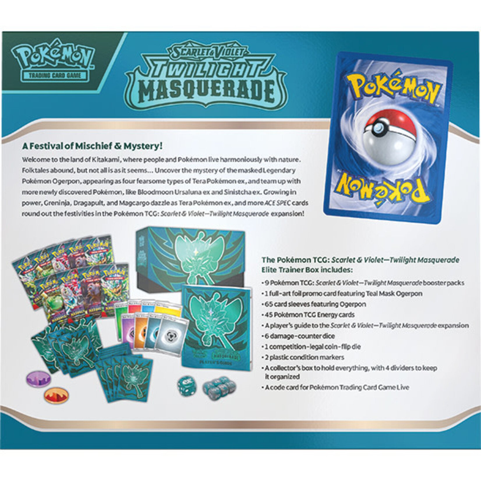 Pokémon Pokémon TCG: Twilight Masquerade – Elite Trainer Box