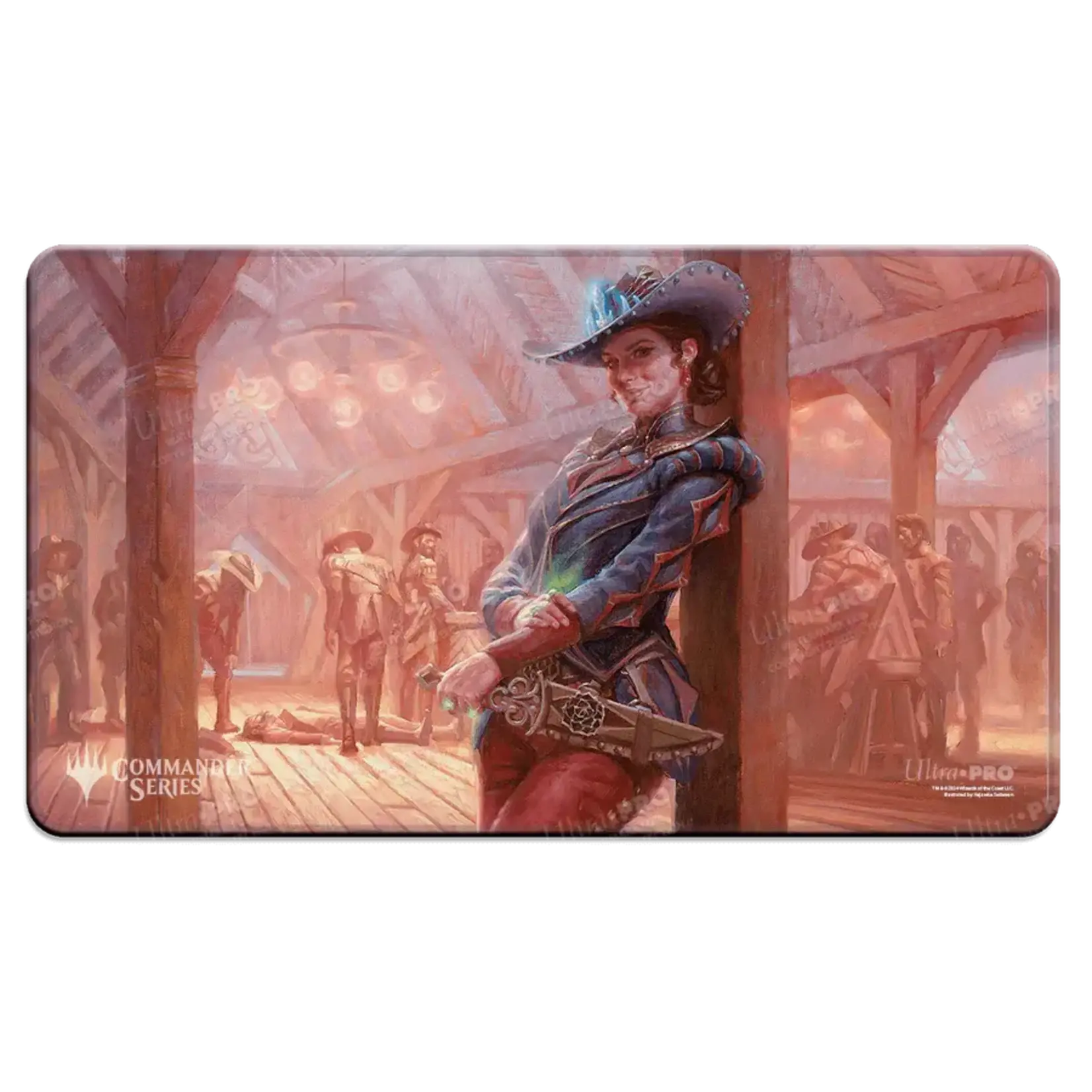 Ultra Pro Playmat: Magic: The Gathering – Outlaws of Thunder Junction (Marchesa, Dealer of Death), Stitched Edge
