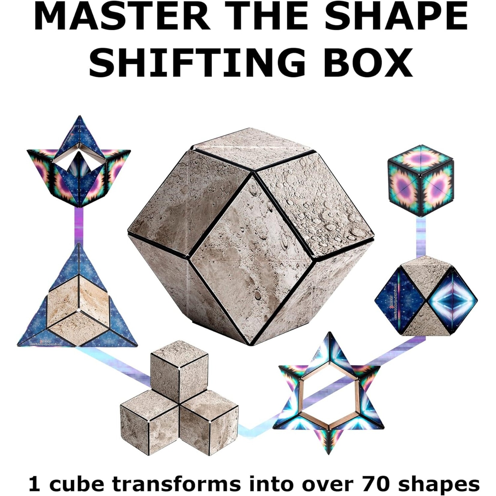 Fun in Motion Toys Shashibo Cube: Moon