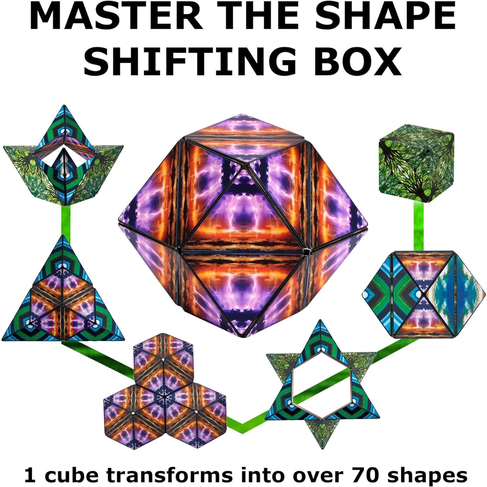 Fun in Motion Toys Shashibo Cube: Elements