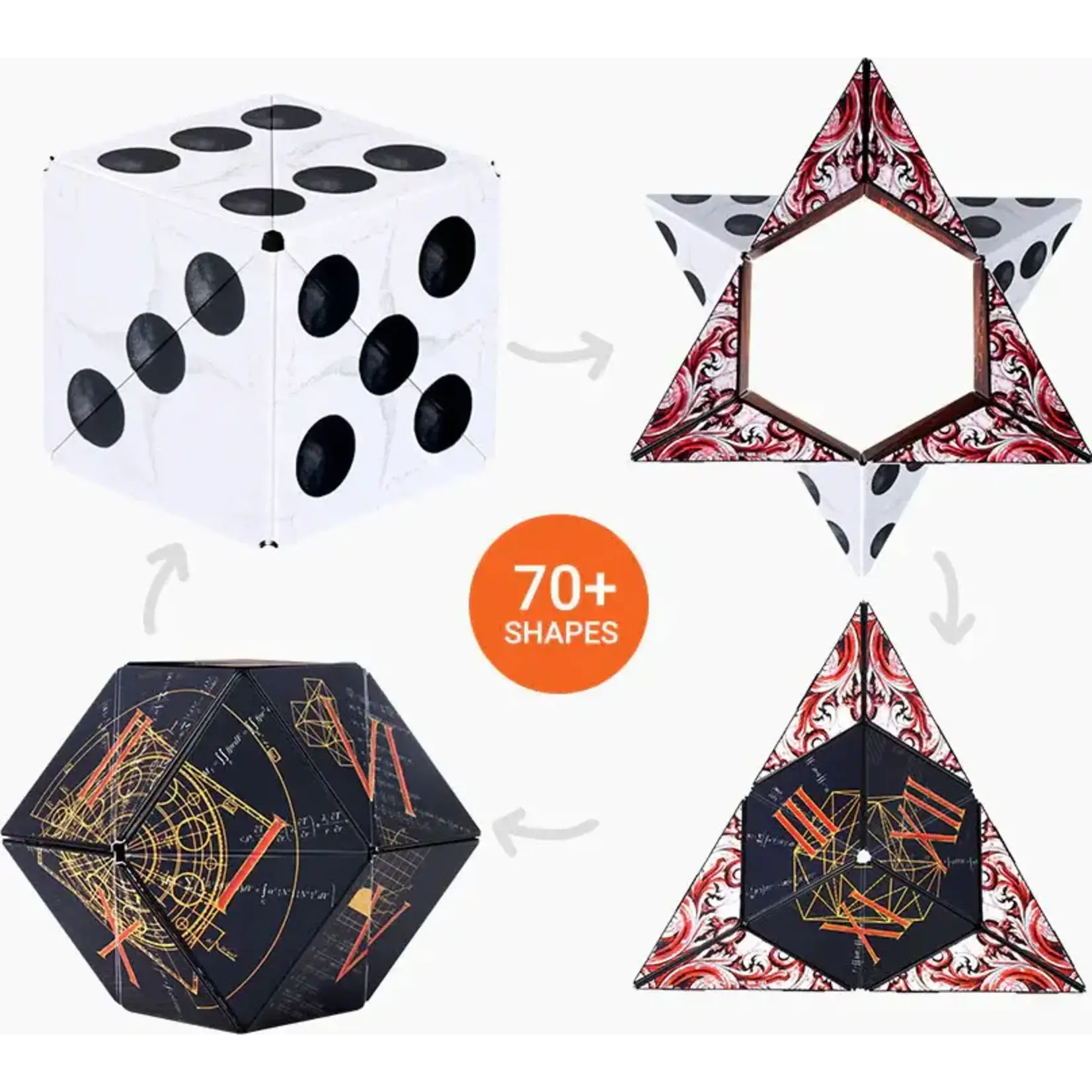 Fun in Motion Toys Shashibo Cube: Renaissances Dice Collection