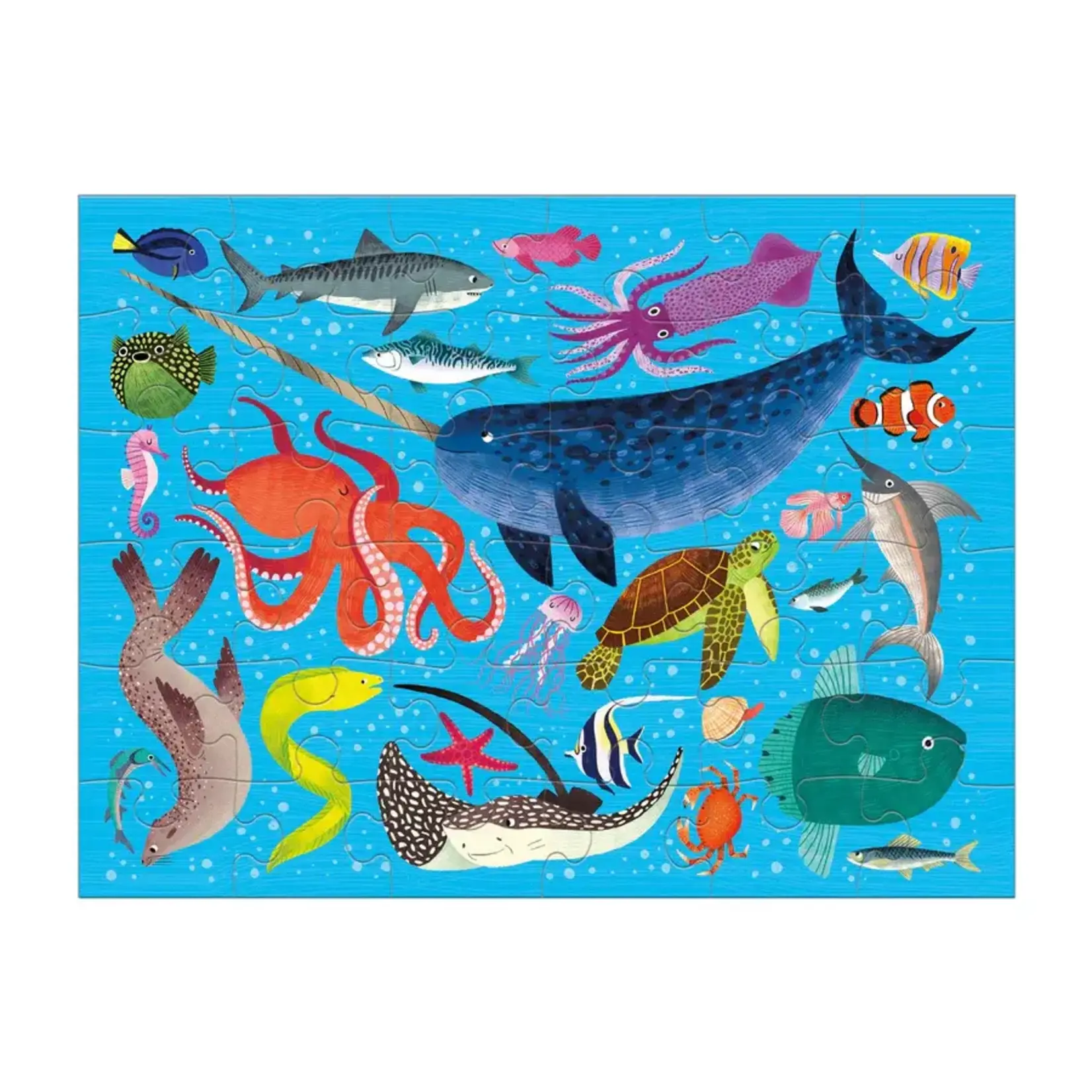 Mudpuppy Ocean Life Puzzle To Go, 36-Piece Jigsaw Puzzle