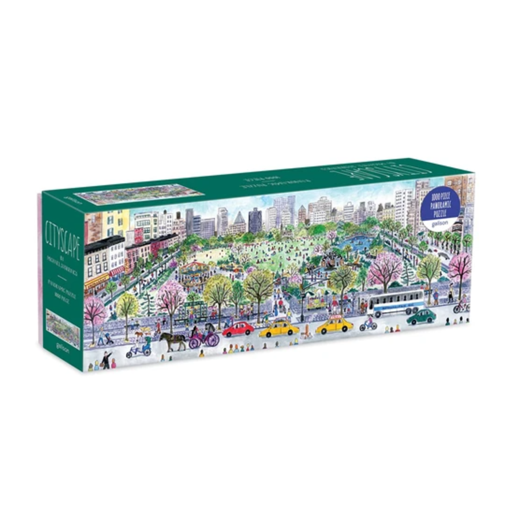 Galison  Cityscape by Michael Storrings, 1000-Piece Panoramic Puzzle
