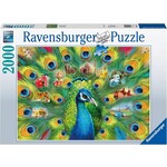 Ravensburger Land of the Peacock, 2000-Piece Jigsaw Puzzle