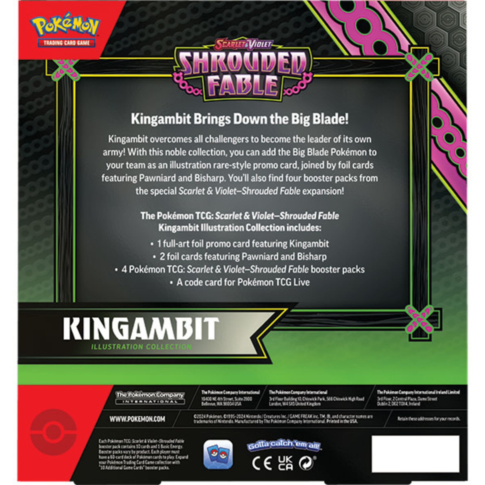 Pokémon Pokémon TCG: Shrouded Fable – Kingambit Illustration Collection