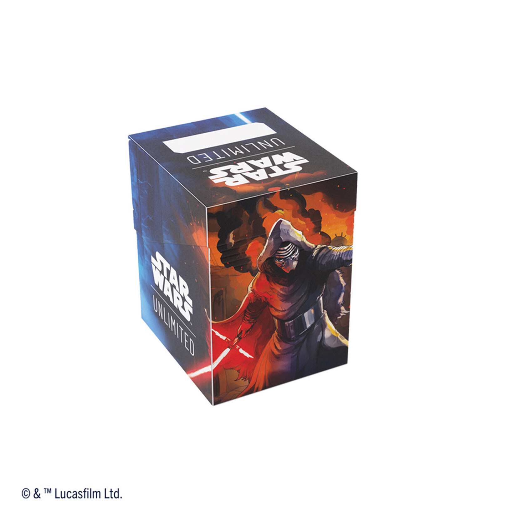 Gamegenic Deck Box: Star Wars: Unlimited Soft Crate (Rey / Kylo Ren)