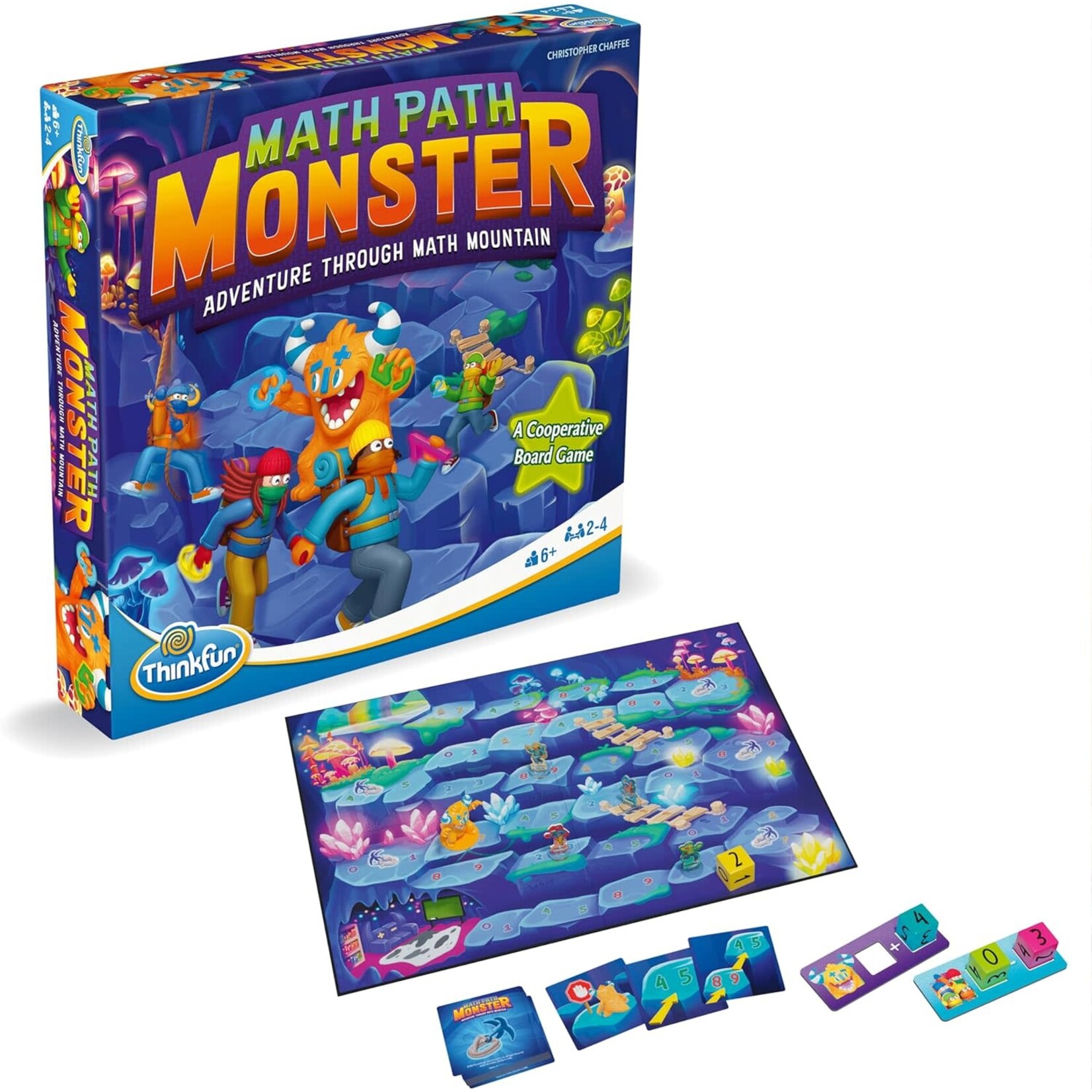 ThinkFun Math Path Monster: Adventure Through Math Mountain