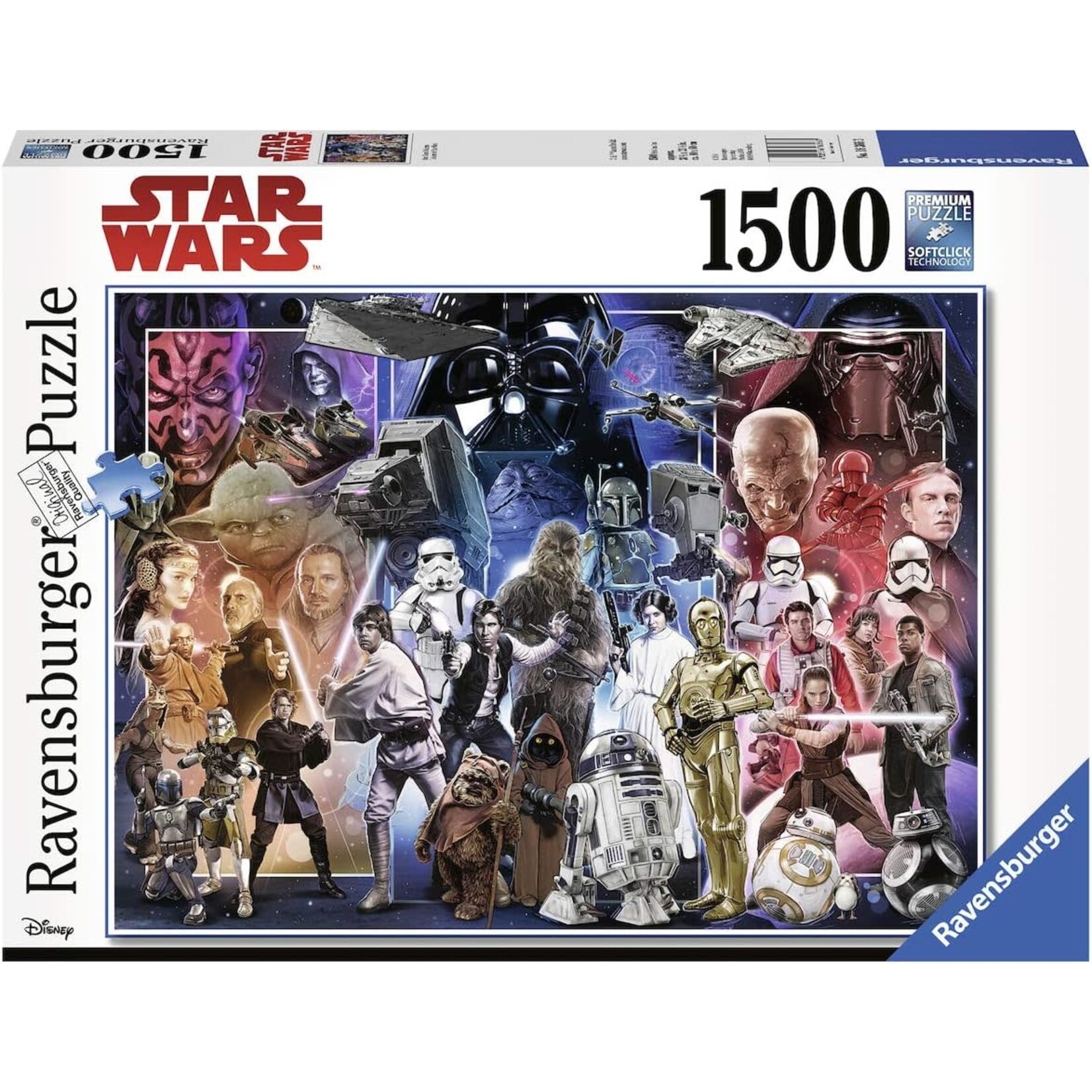 Ravensburger Star Wars: Whole Universe, 1500-Piece Jigsaw Puzzle