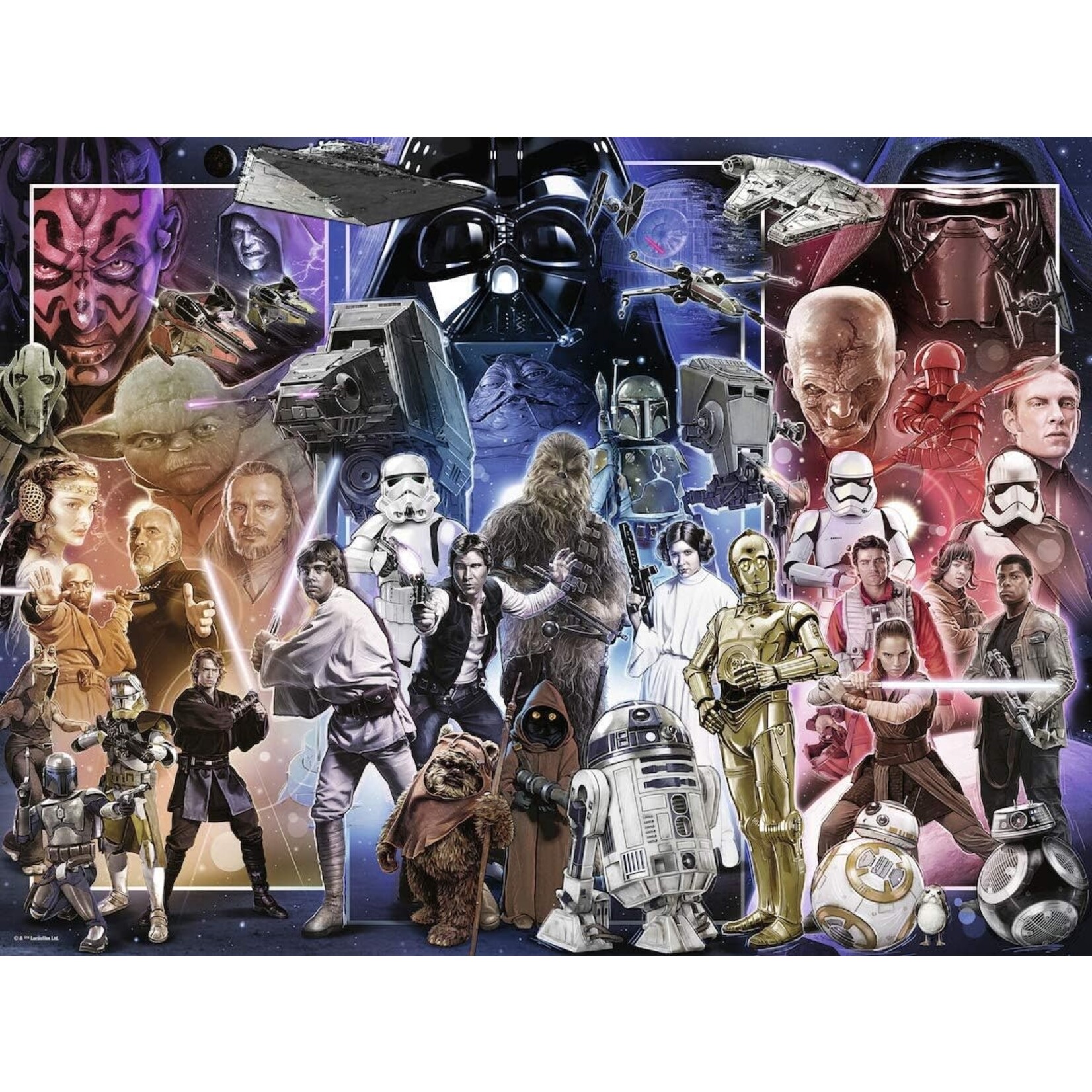 Ravensburger Star Wars: Whole Universe, 1500-Piece Jigsaw Puzzle