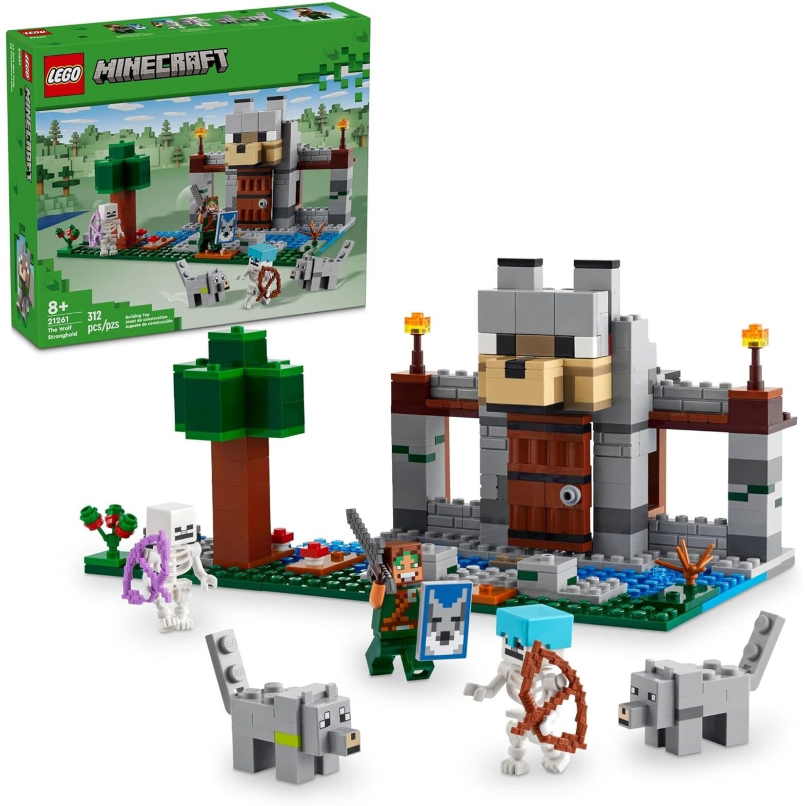 LEGO LEGO Minecraft The Wolf Stronghold (21261)