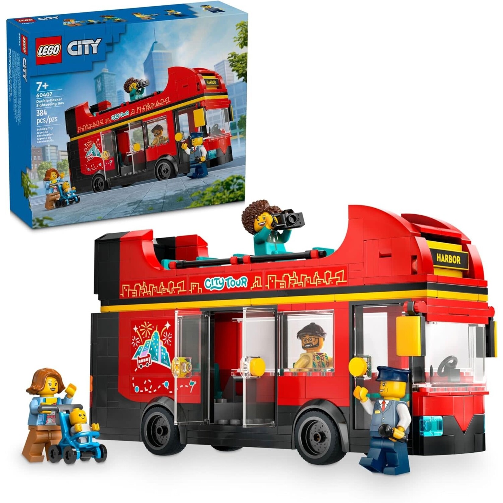 LEGO LEGO City Red Double Decker Sightseeing Bus (60407)