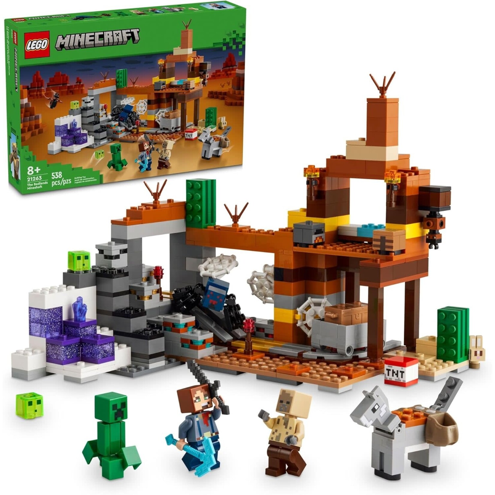 LEGO LEGO Minecraft The Badlands Mineshaft (21263)