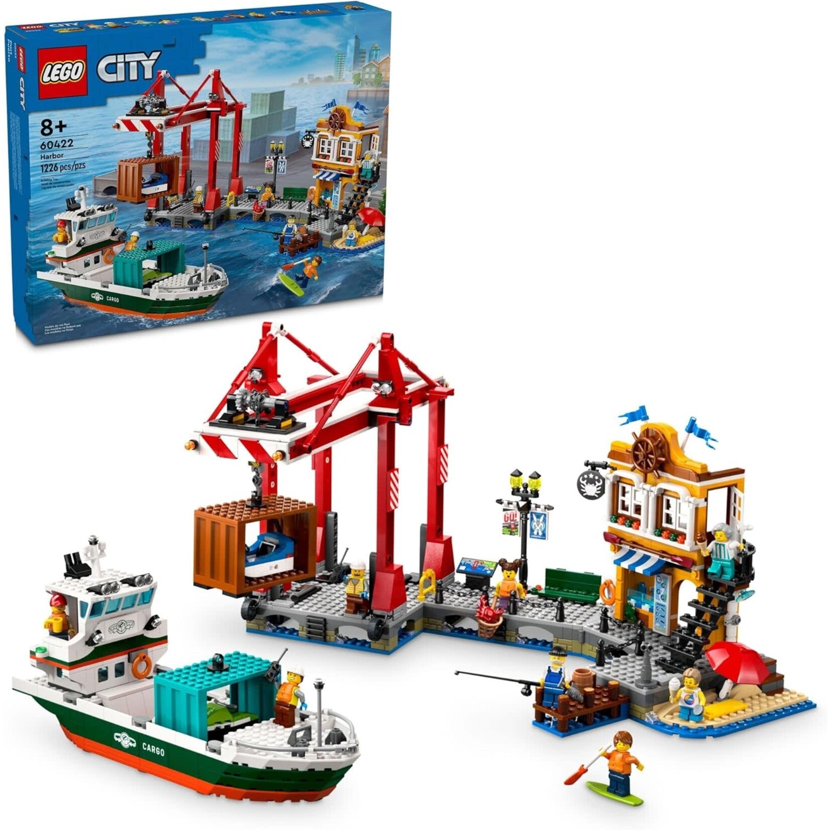 LEGO LEGO City Seaside Harbor with Cargo Ship (60422)