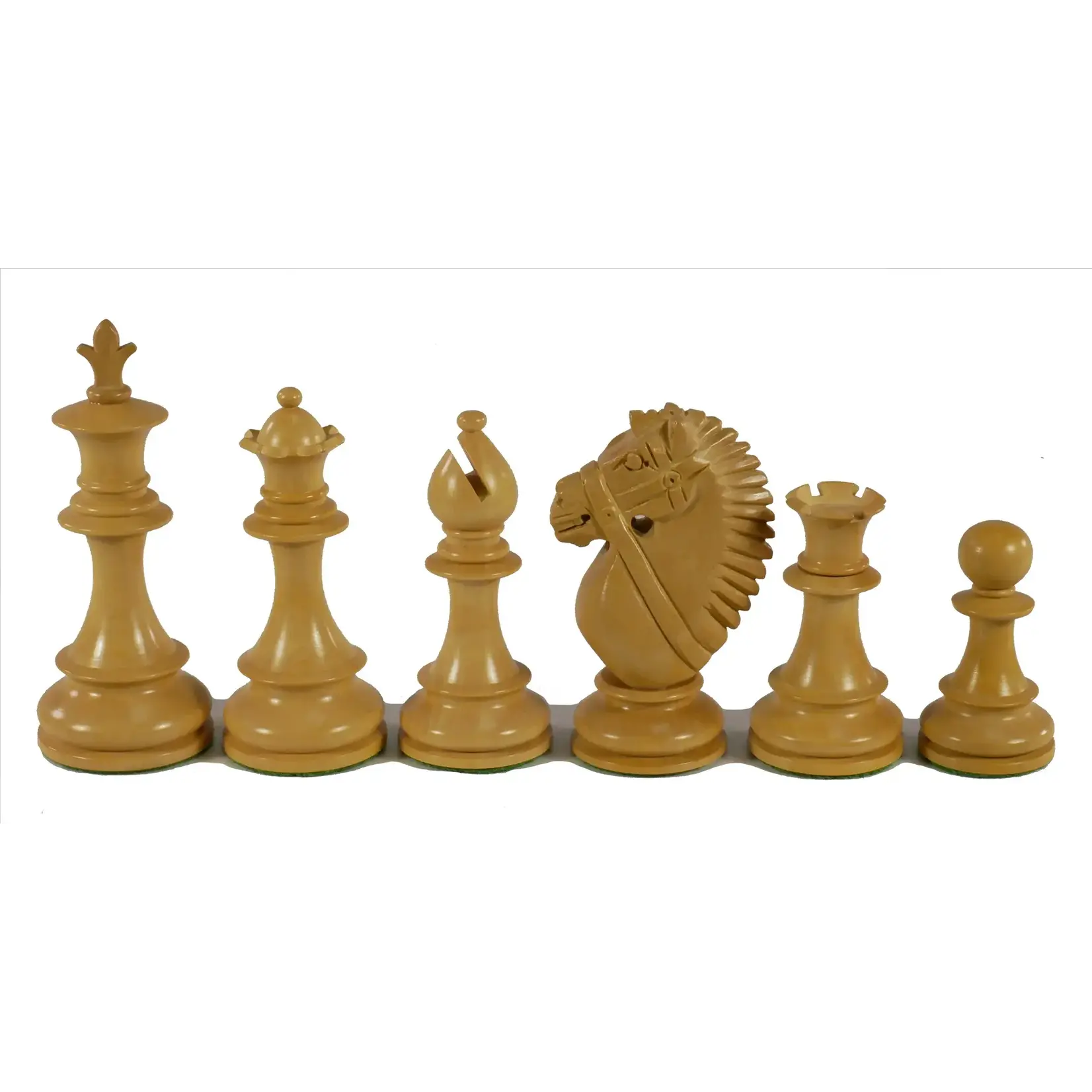 Worldwise Imports Chess Pieces: Flower Hippo (4" King; Boxwood)