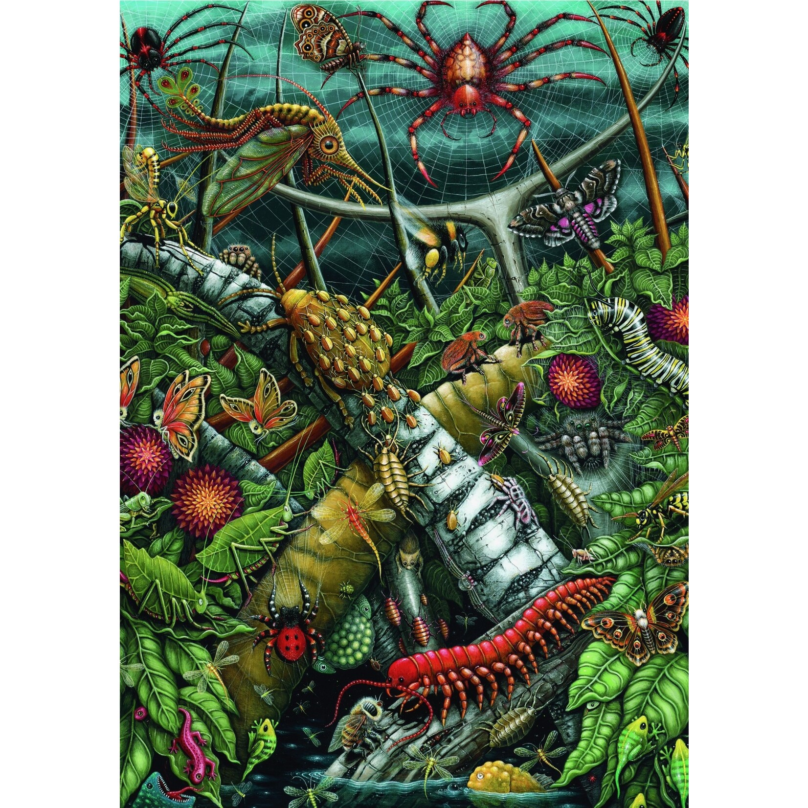 Art & Fable Puzzle Company Orb Weavers: 1000-Piece Jigsaw Puzzle (with Velvet-Touch Surface)