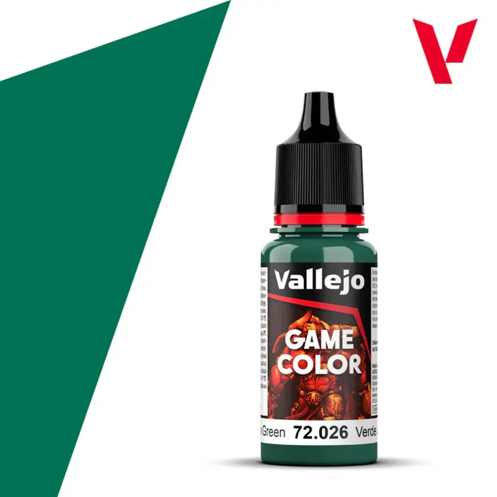 Vallejo Vallejo Game Color Paint: Jade Green 72.026