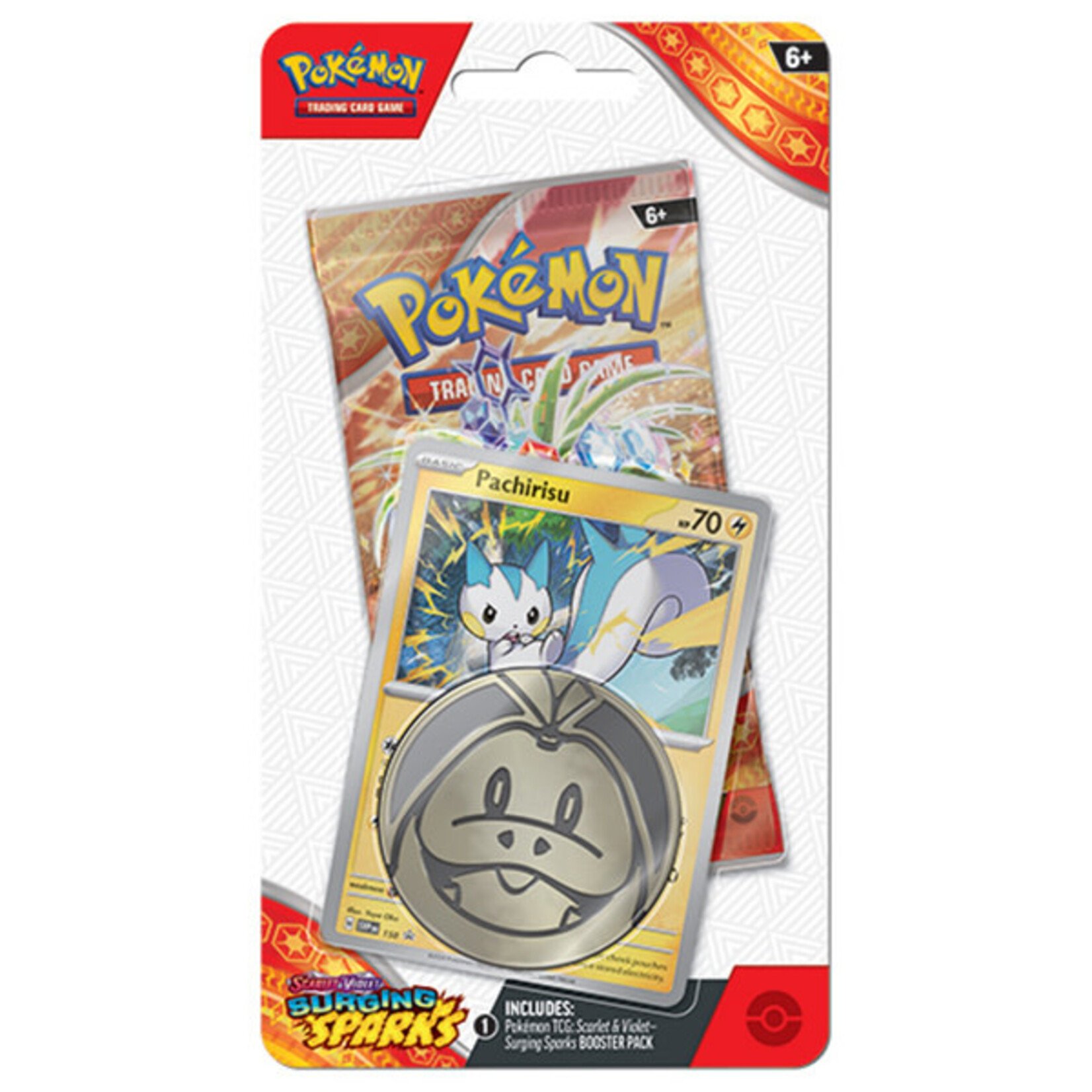 Pokémon Pokémon TCG: Surging Sparks – Checklane Blister (Pachirisu)