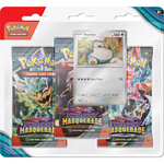 Pokémon Pokémon TCG: Twilight Masquerade – 3 Booster Blister (Snorlax)