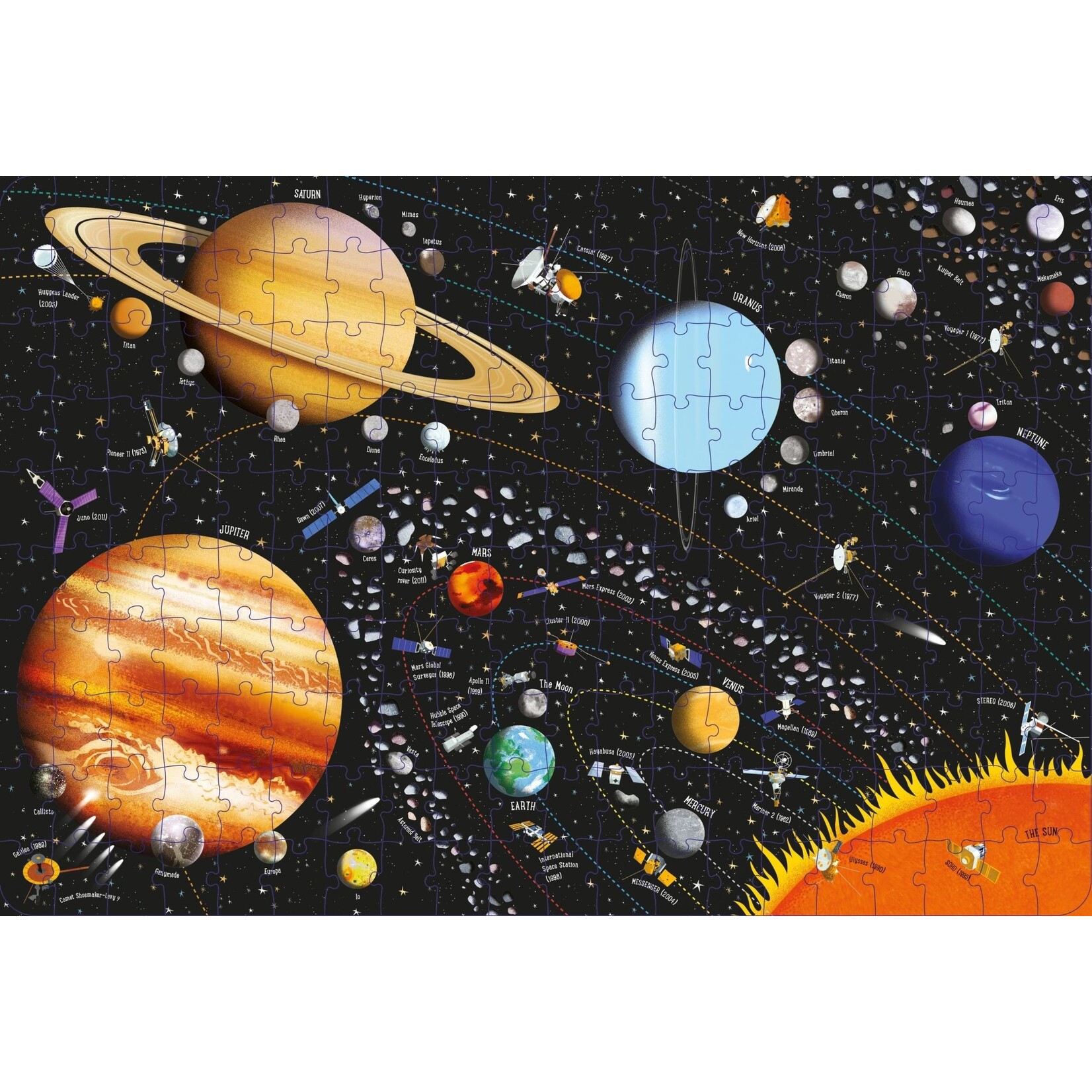 Usborne The Solar System, Book & 300-Piece Jigsaw Puzzle