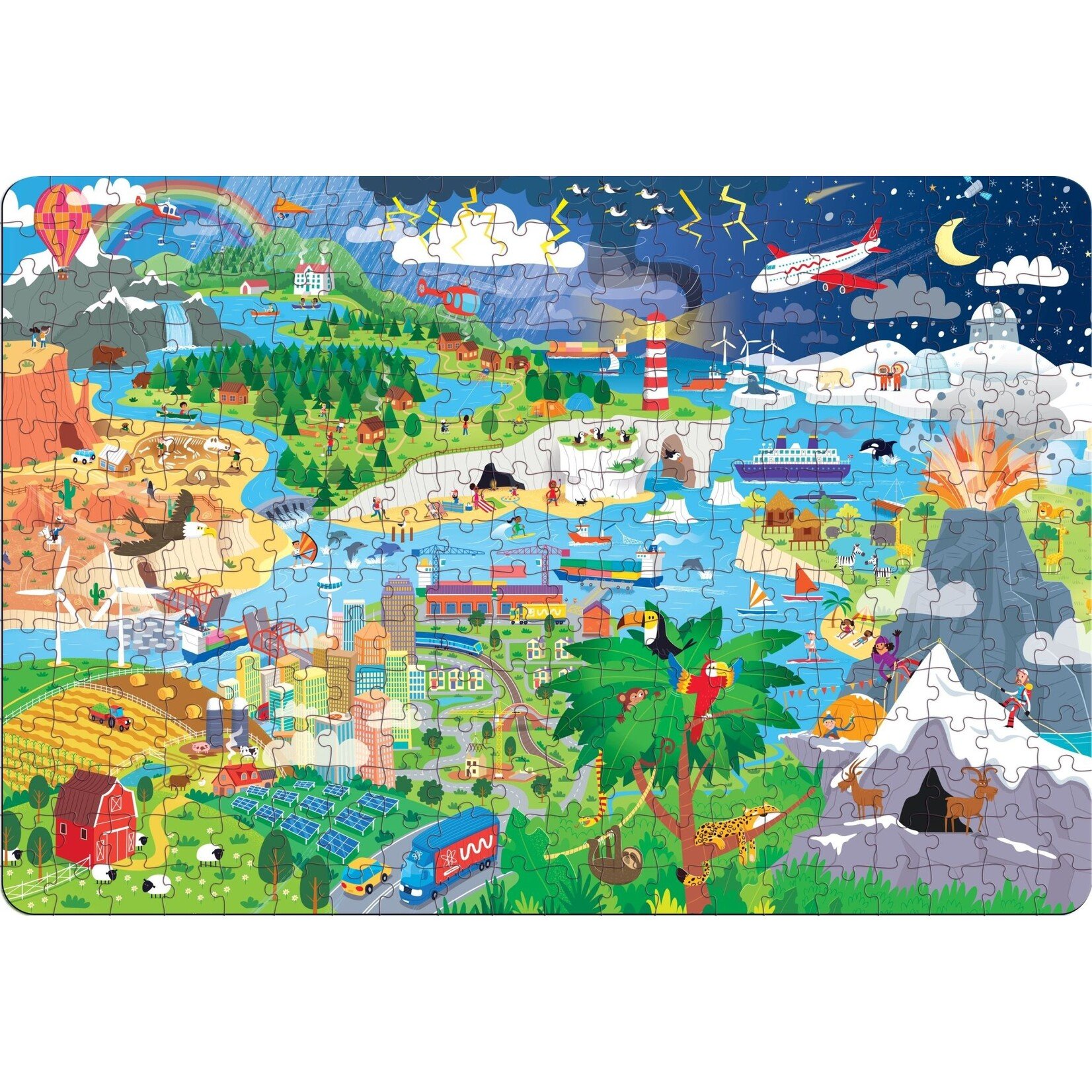 Usborne Planet Earth, Book & 300-Piece Jigsaw Puzzle