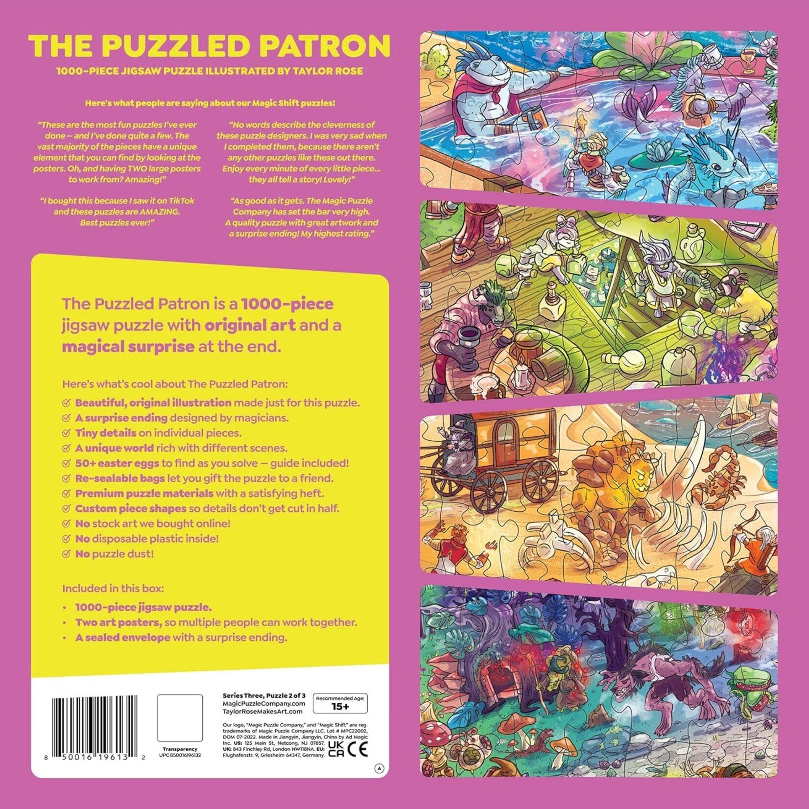 Magic Puzzle Company Magic Puzzle: The Puzzled Patron, 1000-Piece Jigsaw Puzzle