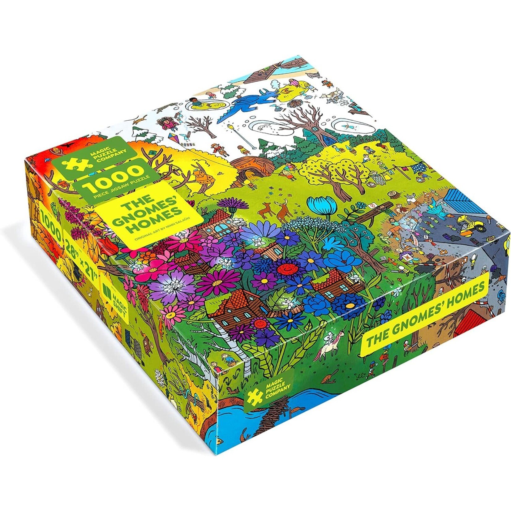 Magic Puzzle Company Magic Puzzle: The Gnomes' Home, 1000-Piece Jigsaw Puzzle